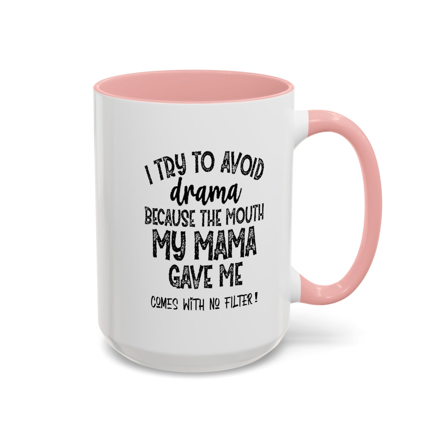 No Filter-Accent Coffee Mug (11, 15oz)