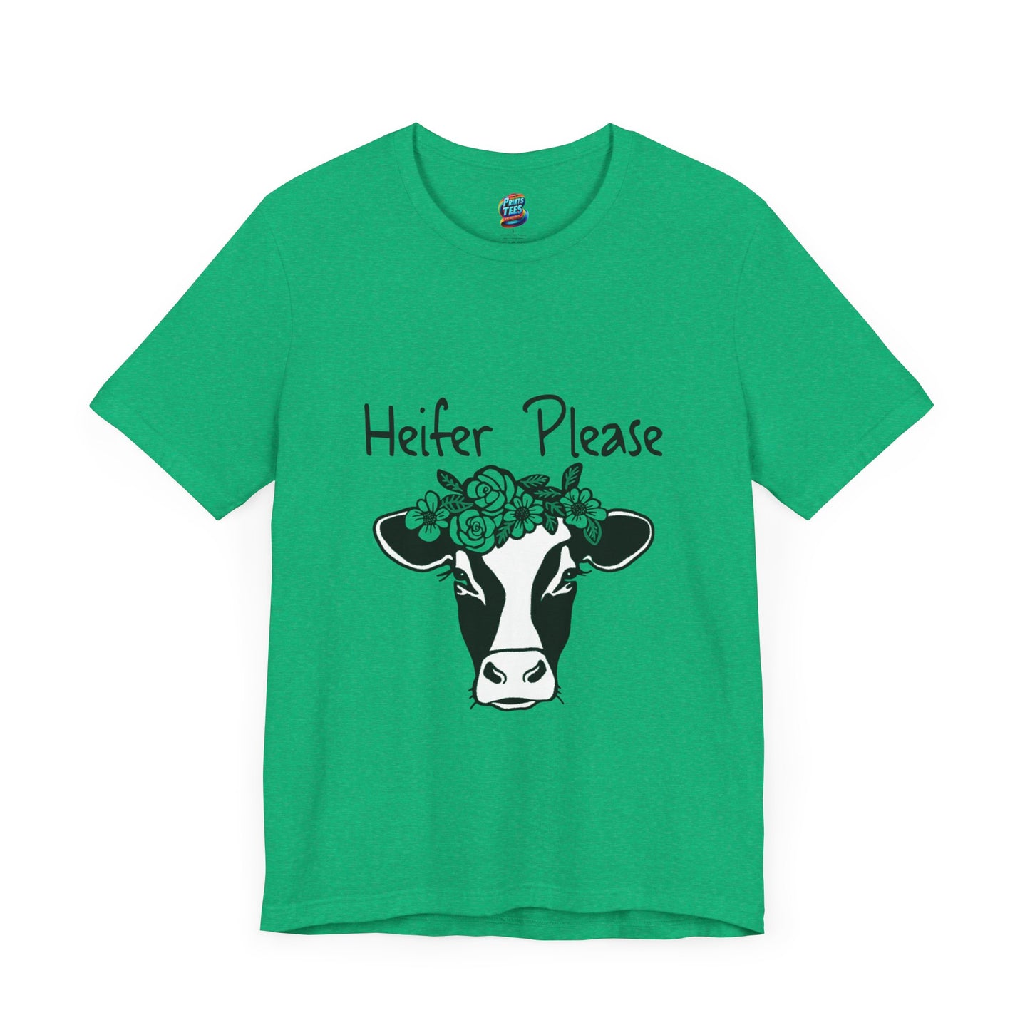 Heifer Please-Jersey Knit T-Shirt
