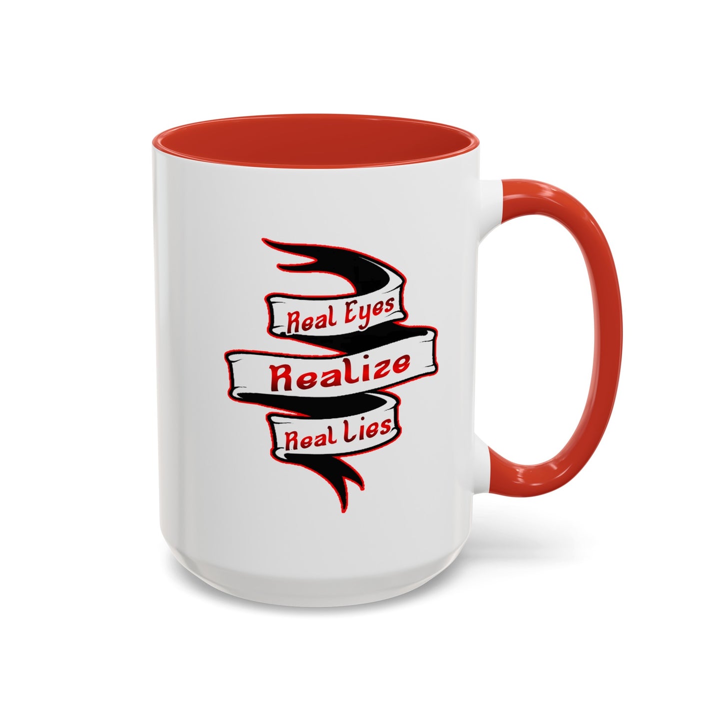 Real Eyes-Accent Coffee Mug (11, 15oz)