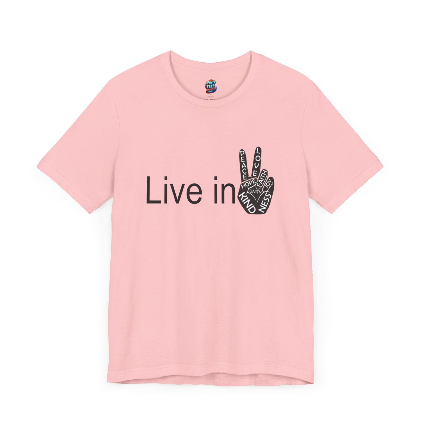 Hand Peace-Jersey Knit T-Shirt