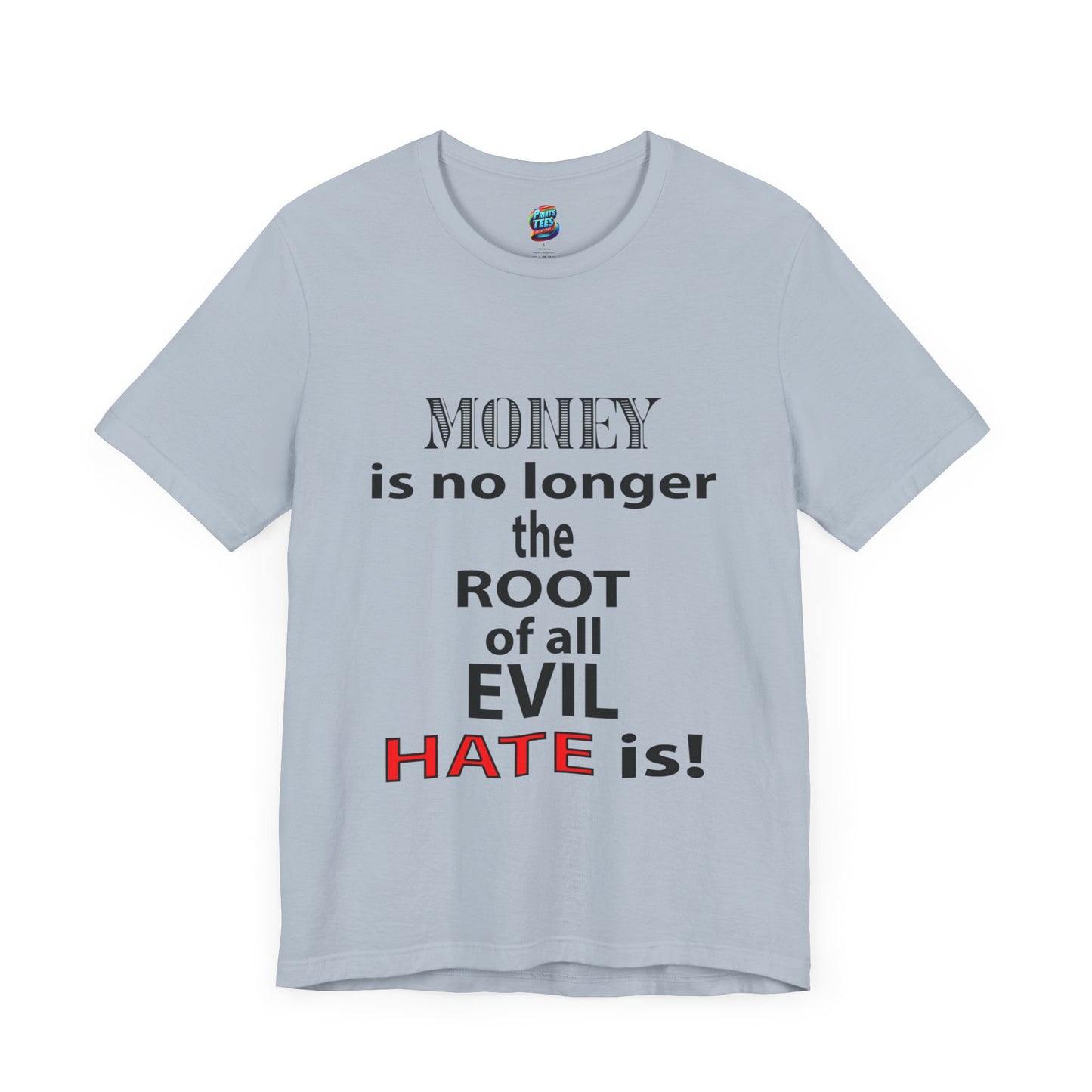 Root of Evil-Hate-Jersey Knit T-Shirt