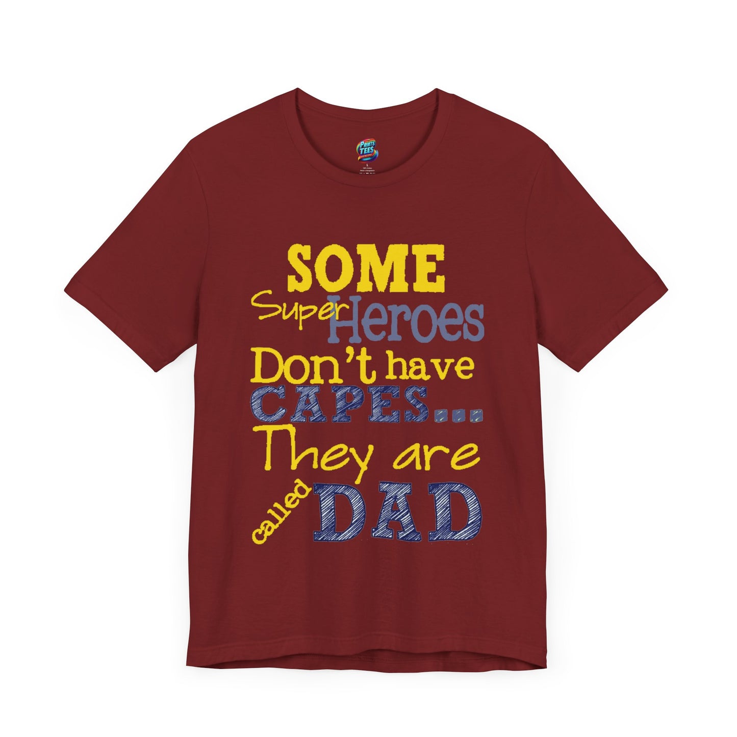 Dad-Super Hereo-Jersey Knit T-Shirt