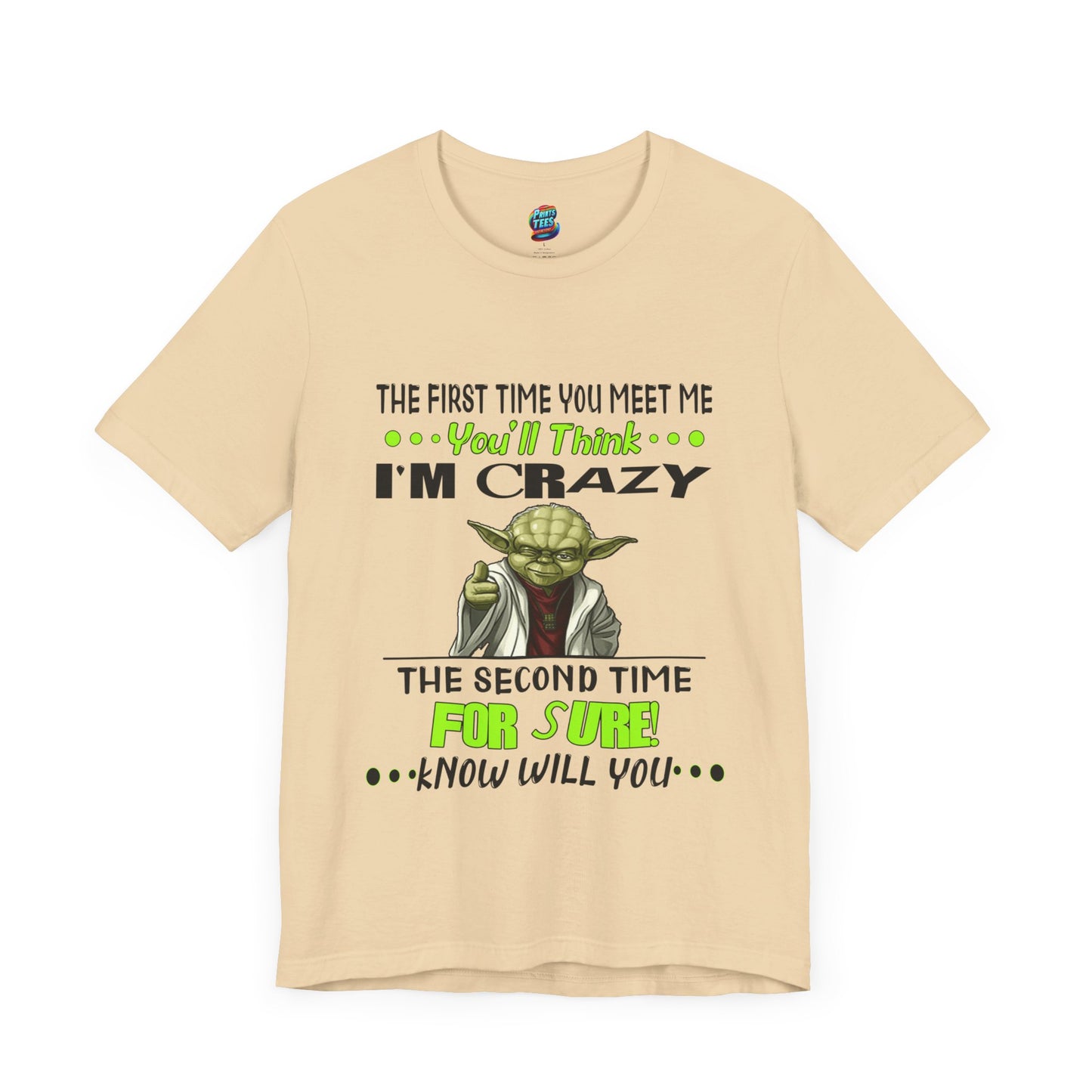 Crazy Yoda-Jersey Knit T-Shirt