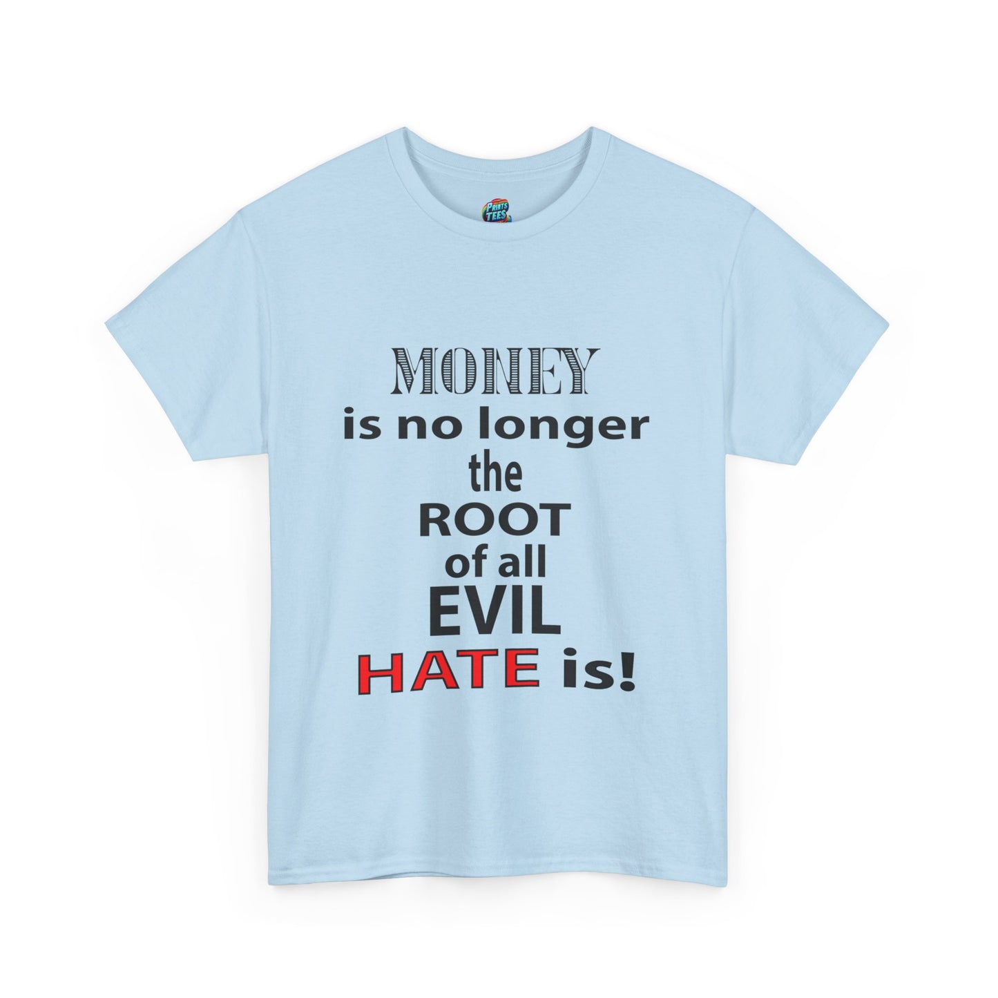 Root of Evil-Hate-Heavy Cotton Classic Tee