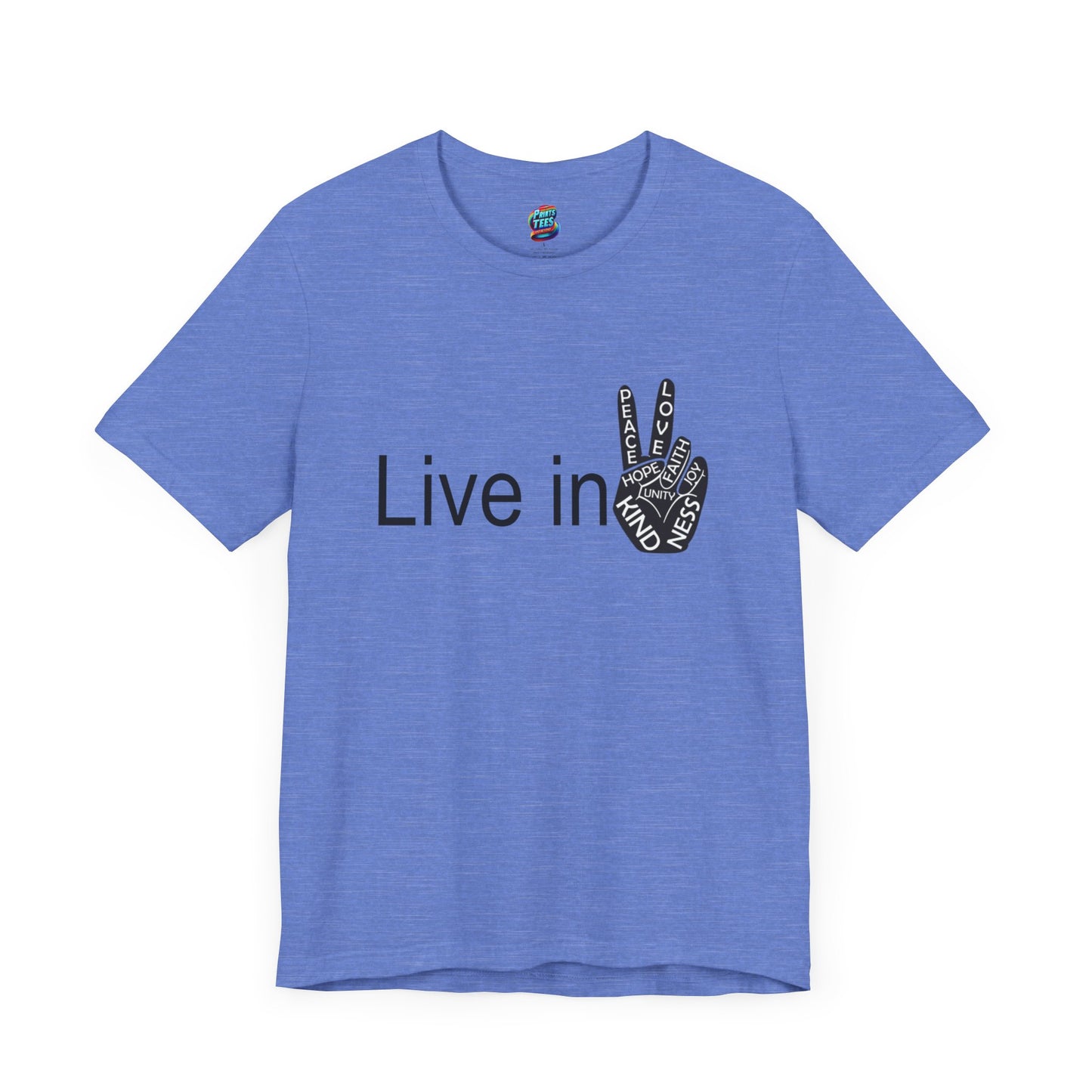 Hand Peace-Jersey Knit T-Shirt