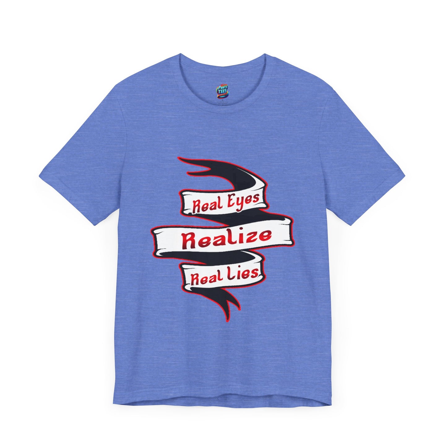 Real Eyes-Jersey Knit T-Shirt