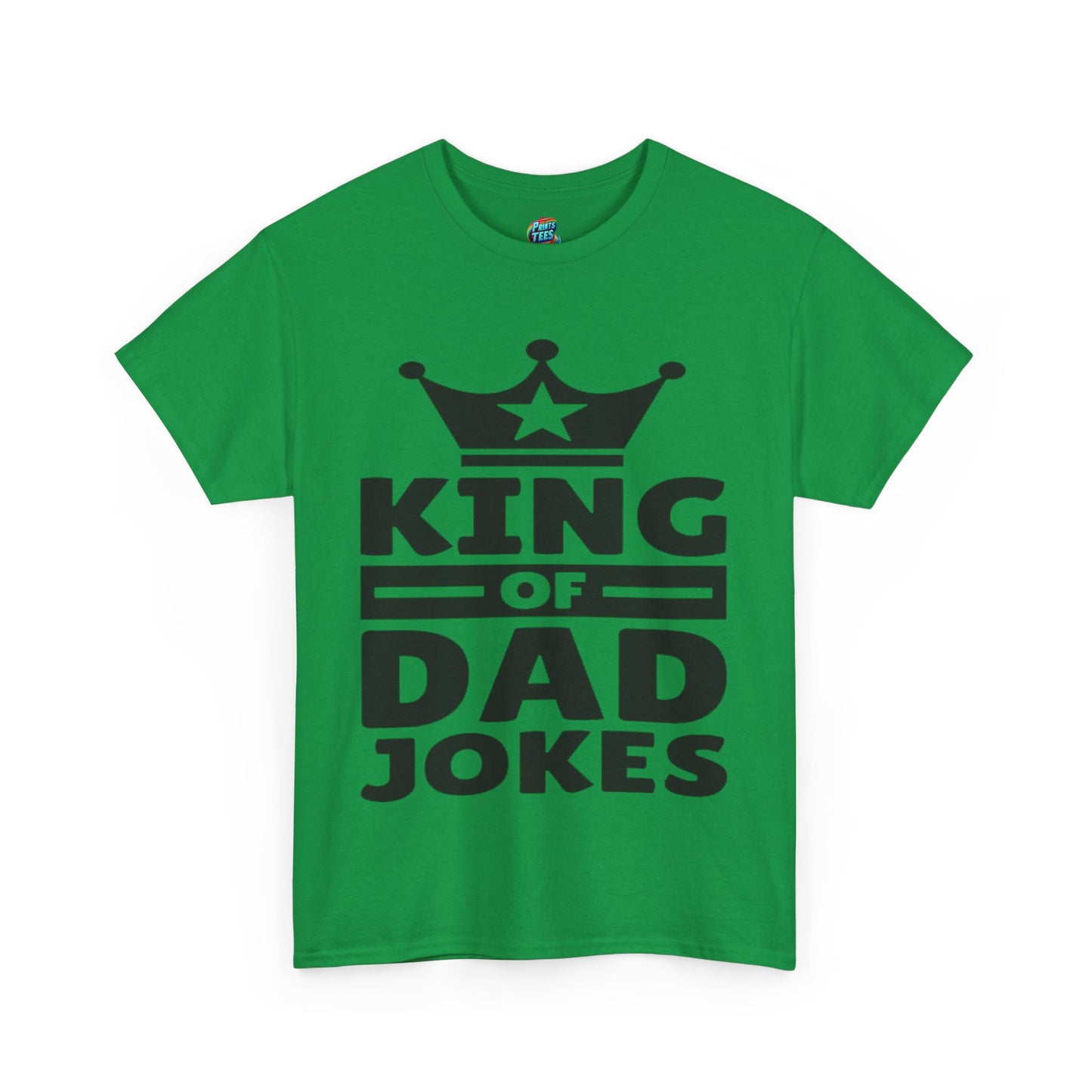 King of Dad Jokes-Heavy Cotton Classic Tee
