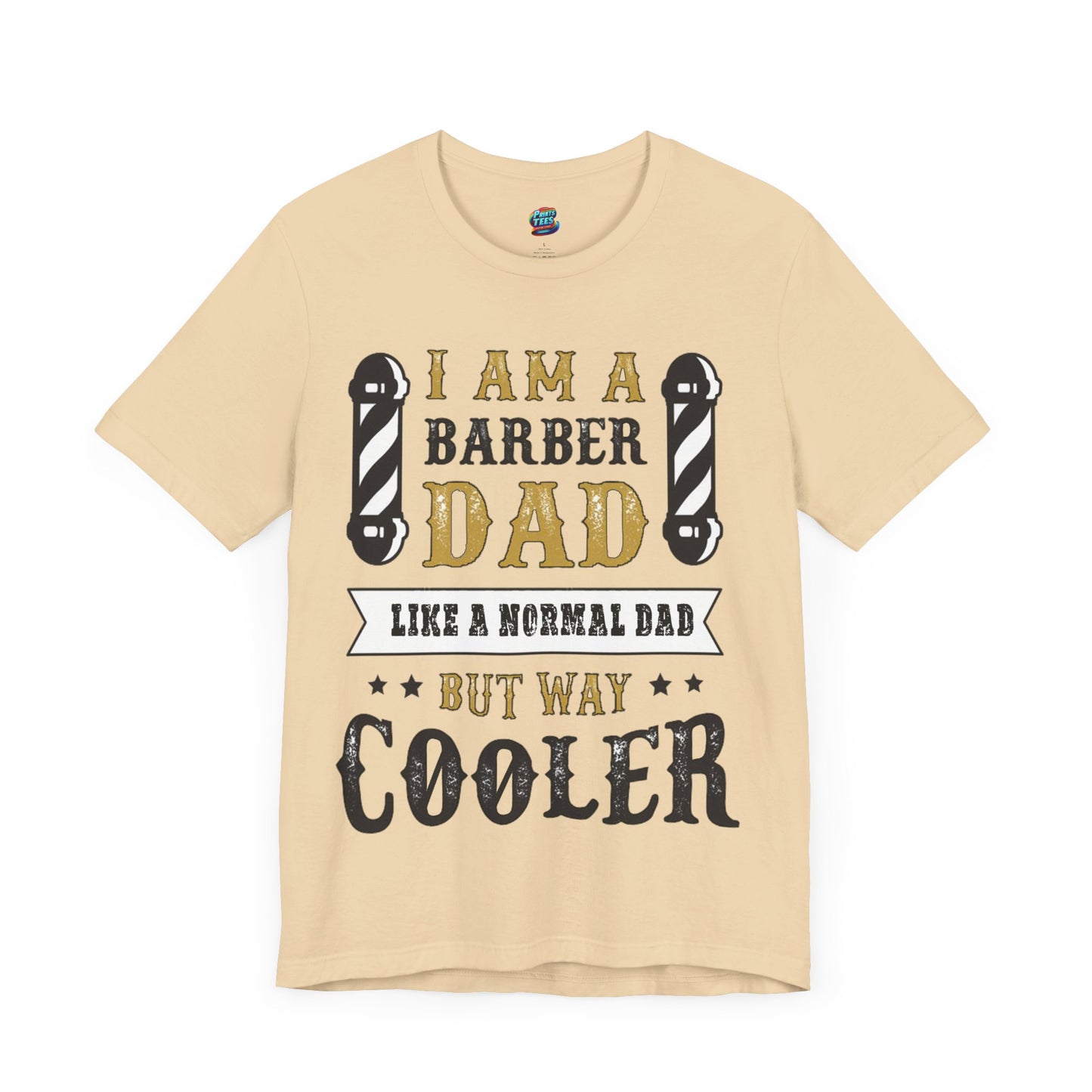Cool Barber Dad-Jersey Knit T-Shirt