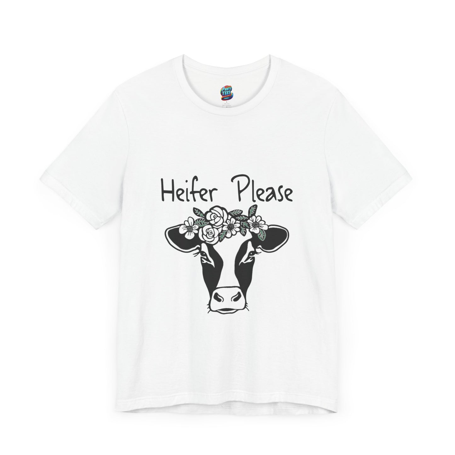 Heifer Please-Jersey Knit T-Shirt