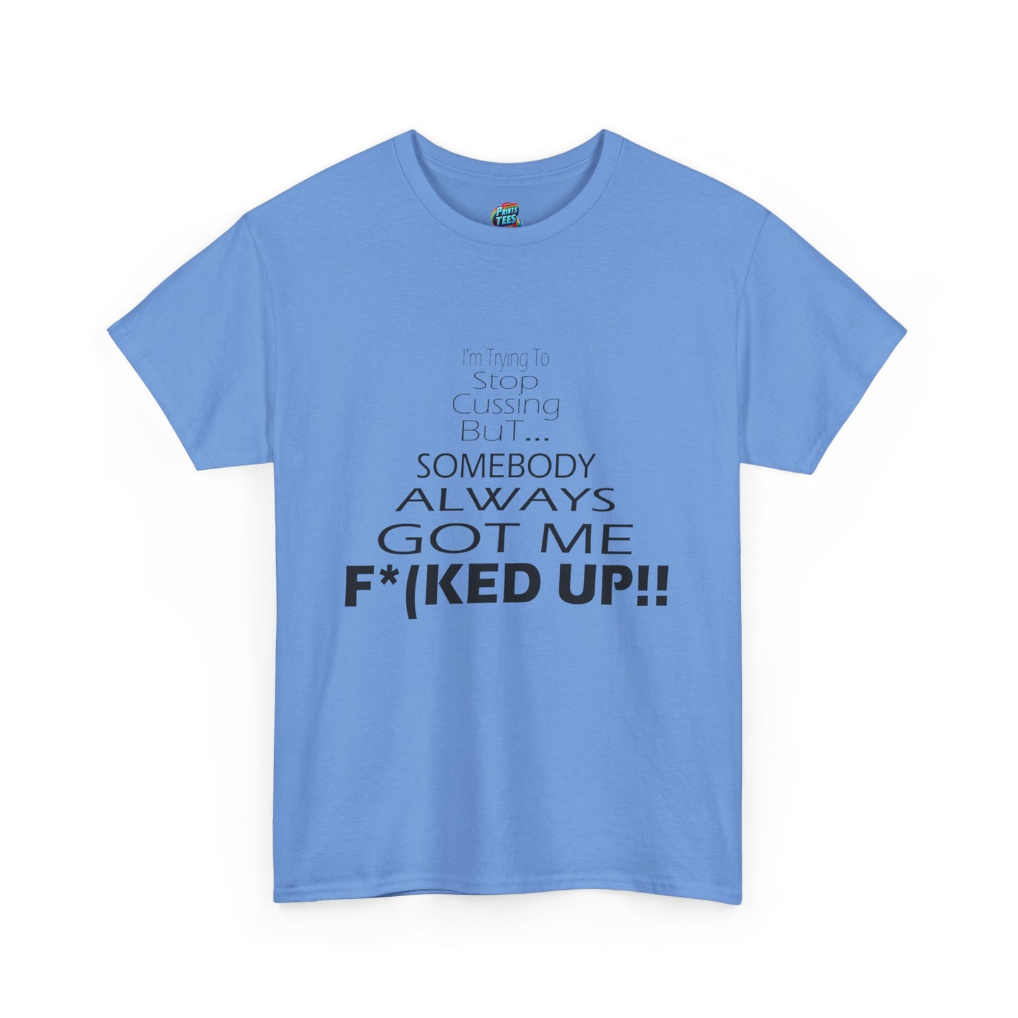 Stop Cussing-Heavy Cotton Classic Tee
