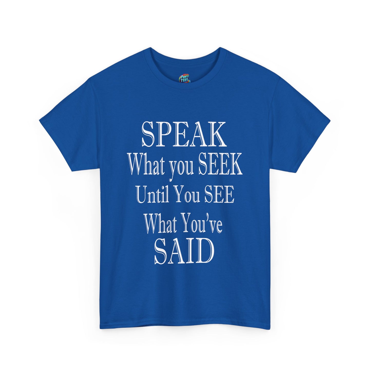 Speak-Seek-Heavy Cotton Classic Tee