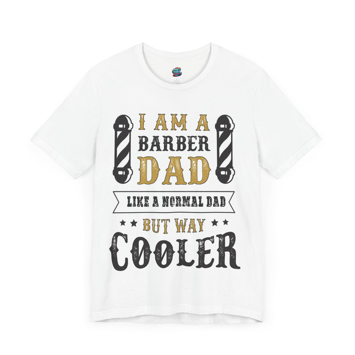 Cool Barber Dad-Jersey Knit T-Shirt