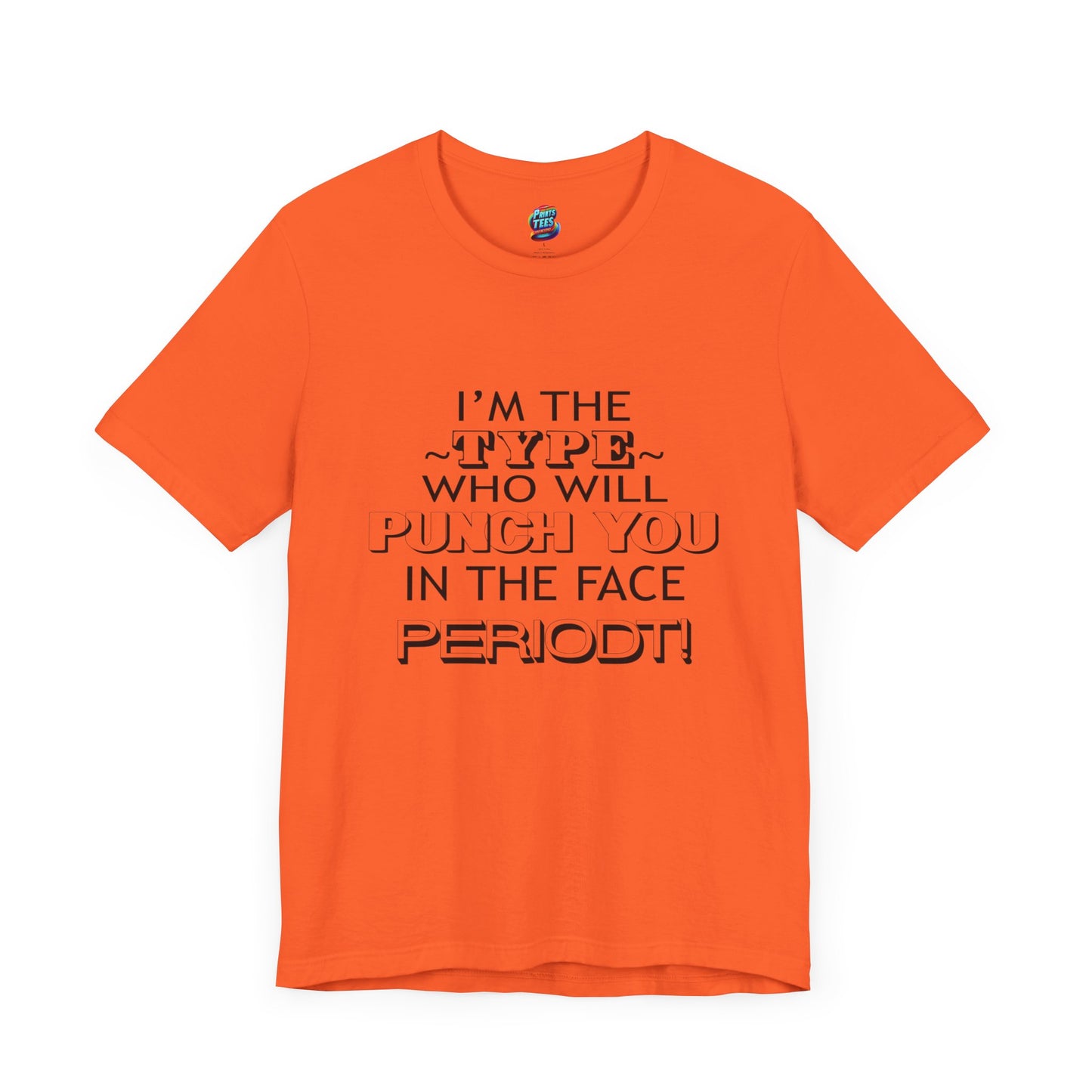 Punch You-Jersey Knit T-Shirt