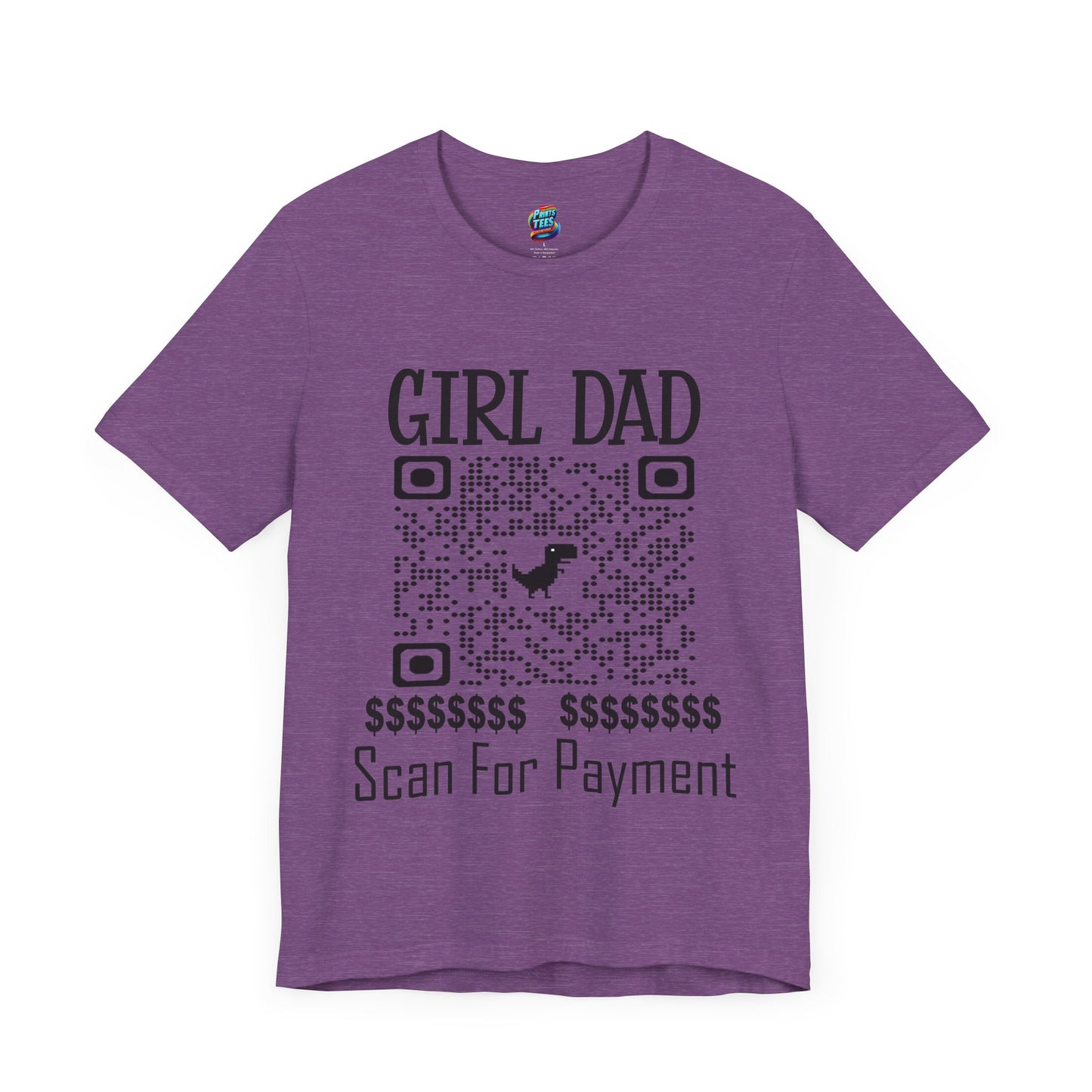 Scan for Payment-Jersey Knit T-Shirt