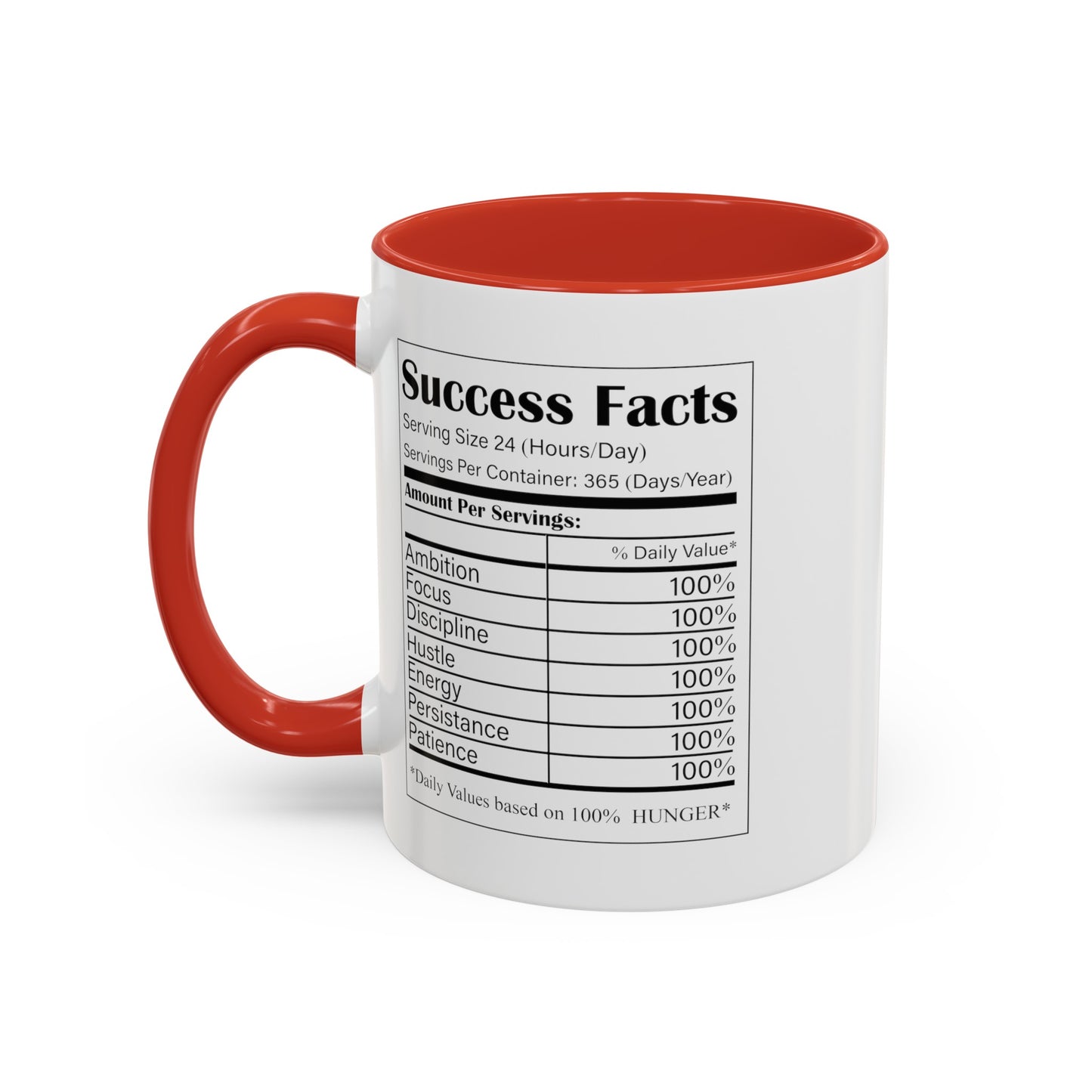 Success Facts-Accent Coffee Mug (11, 15oz)