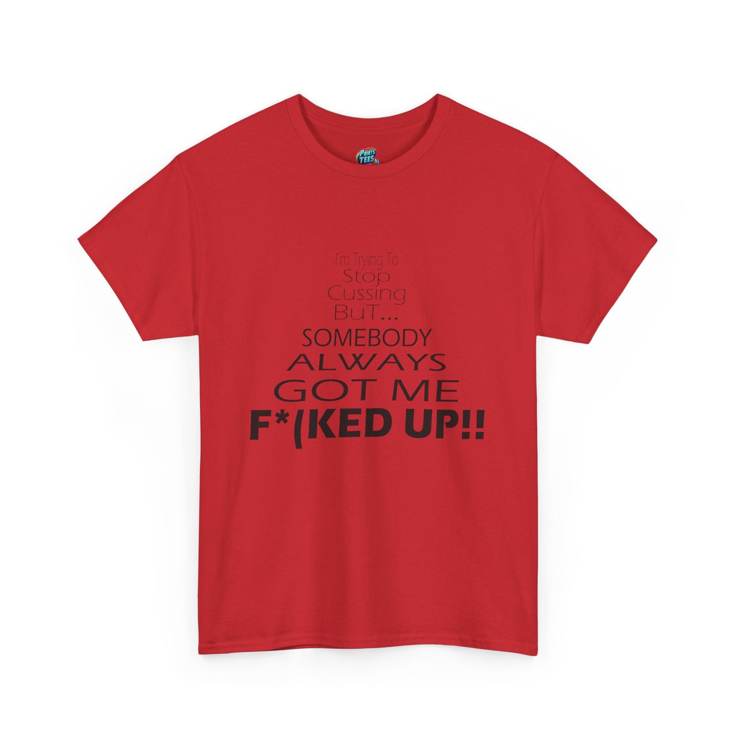 Stop Cussing-Heavy Cotton Classic Tee