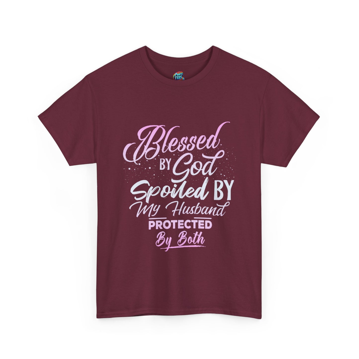 Blessed & Spoiled Gradient-Heavy Cotton Classic Tee