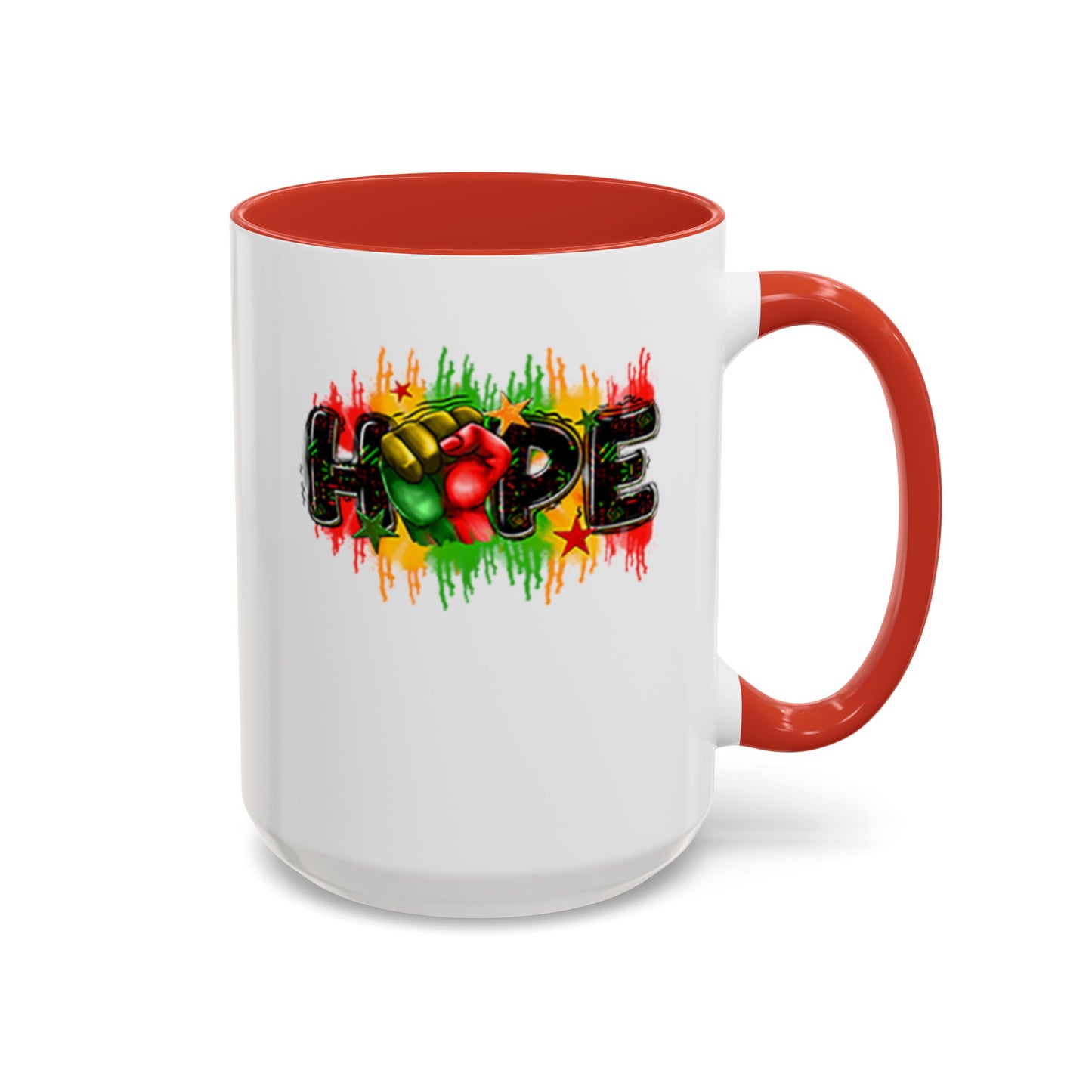 Hope Fist-Accent Coffee Mug (11, 15oz)