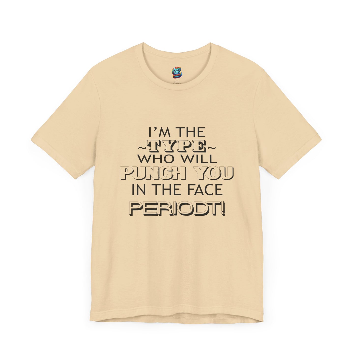Punch You-Jersey Knit T-Shirt