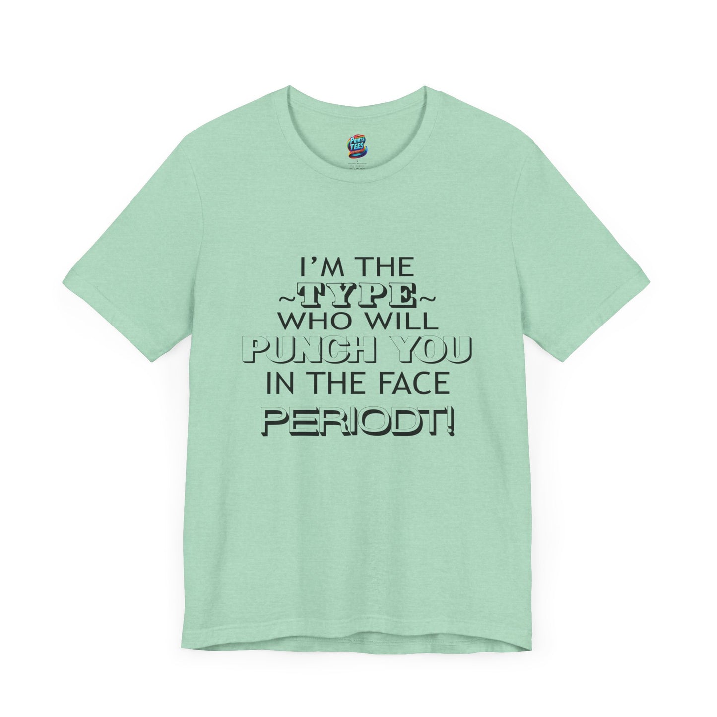 Punch You-Jersey Knit T-Shirt