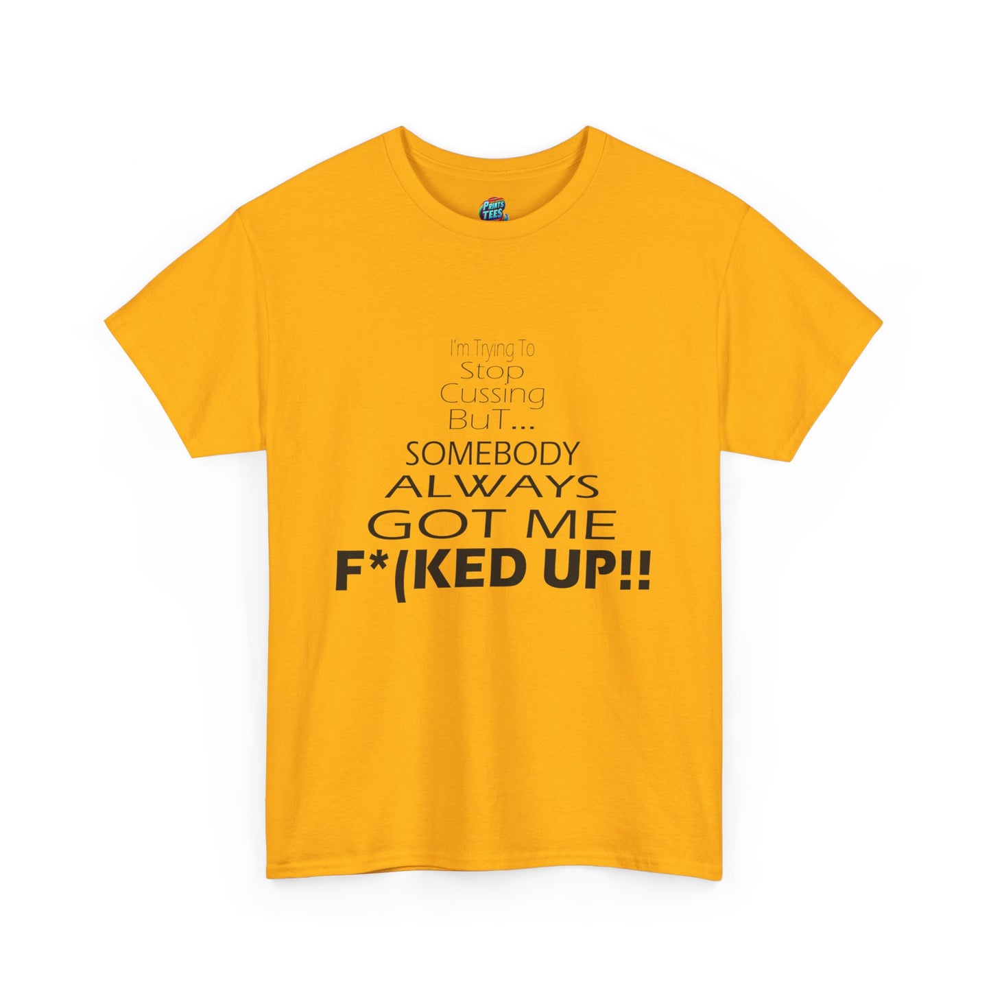 Stop Cussing-Heavy Cotton Classic Tee