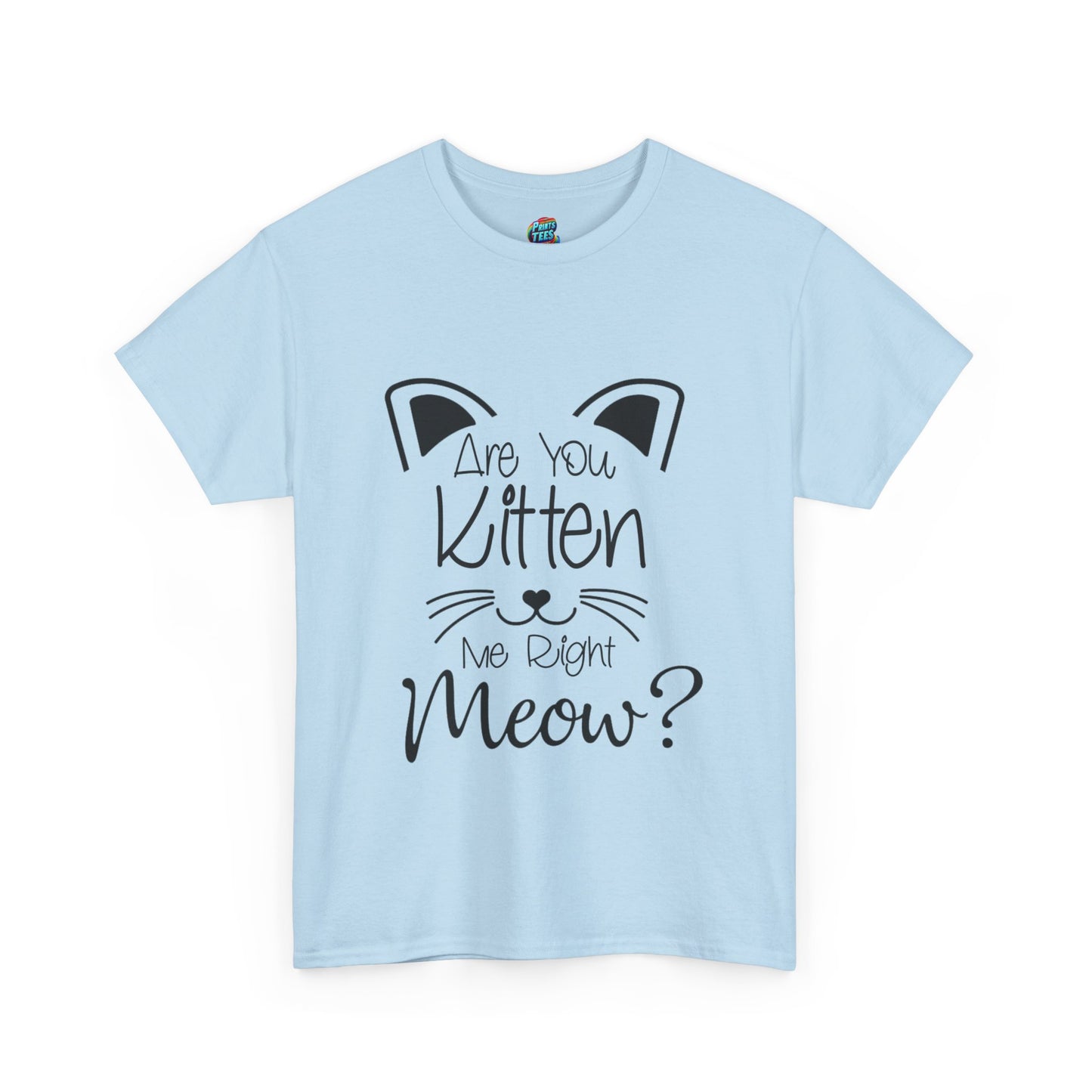 Are You Kitten Me Black-Heavy Cotton Classic Tee
