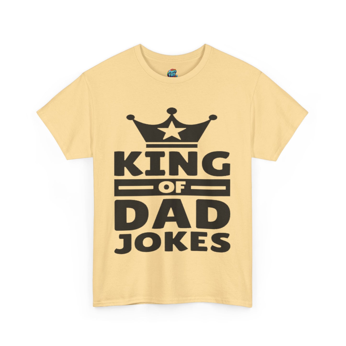 King of Dad Jokes-Heavy Cotton Classic Tee