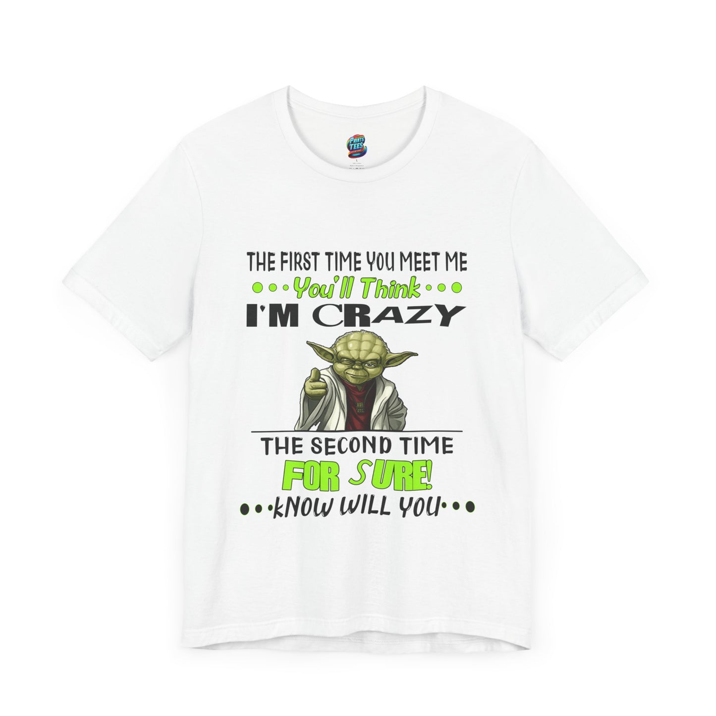 Crazy Yoda-Jersey Knit T-Shirt