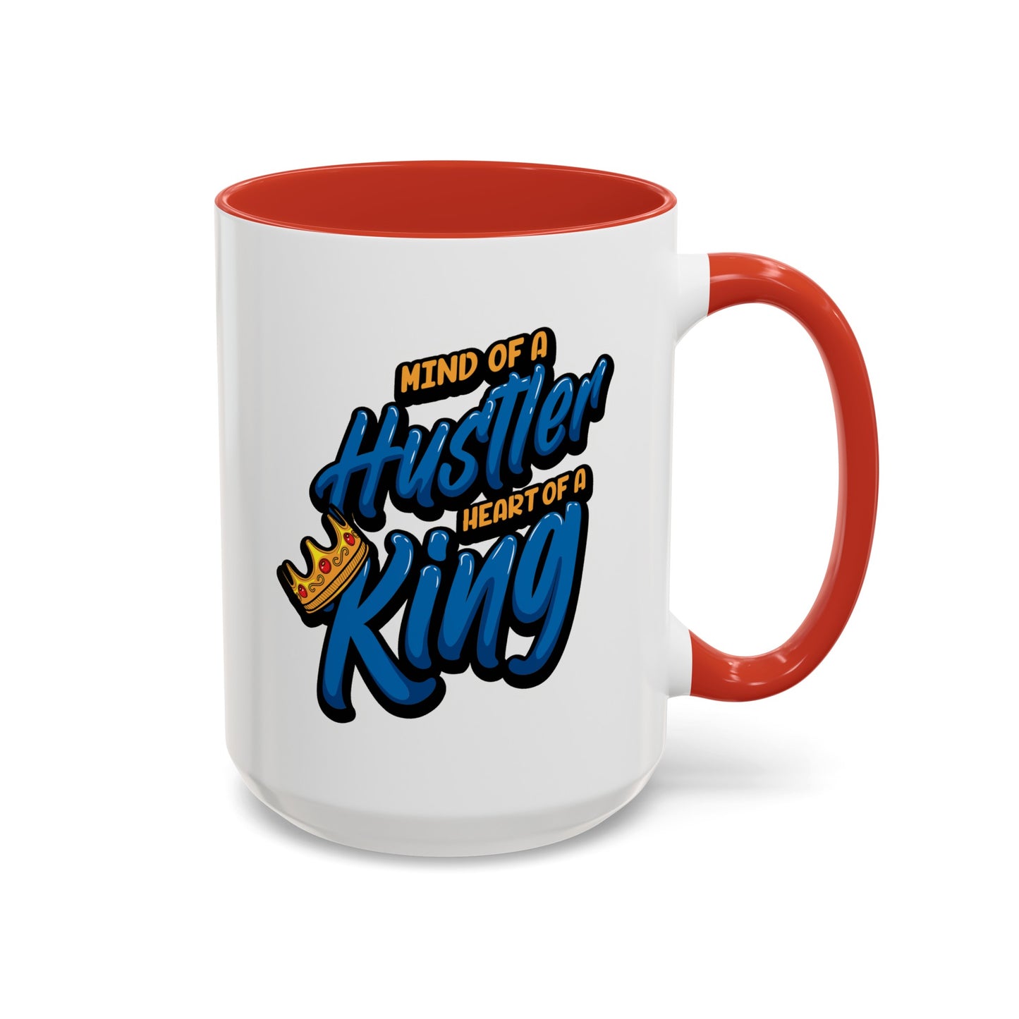 Mind of a Hustler-Accent Coffee Mug (11, 15oz)