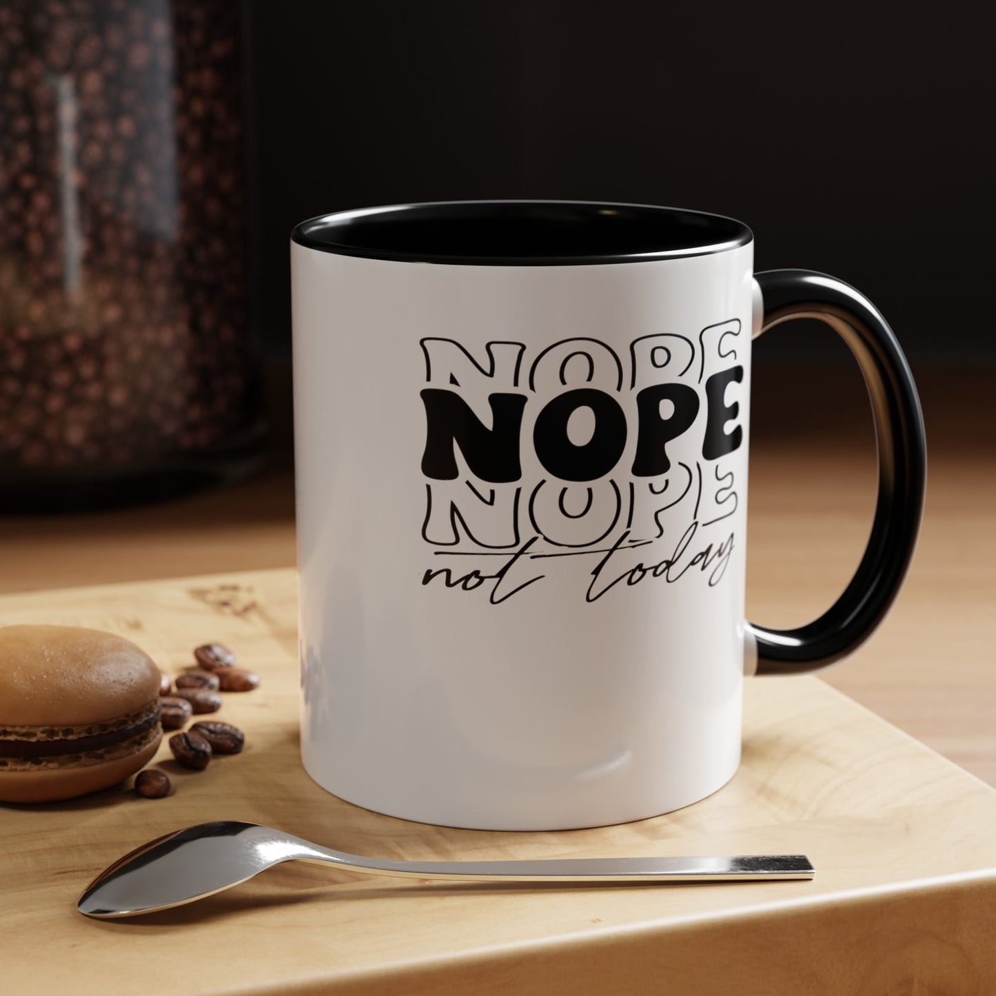 Nope-Accent Coffee Mug (11, 15oz)