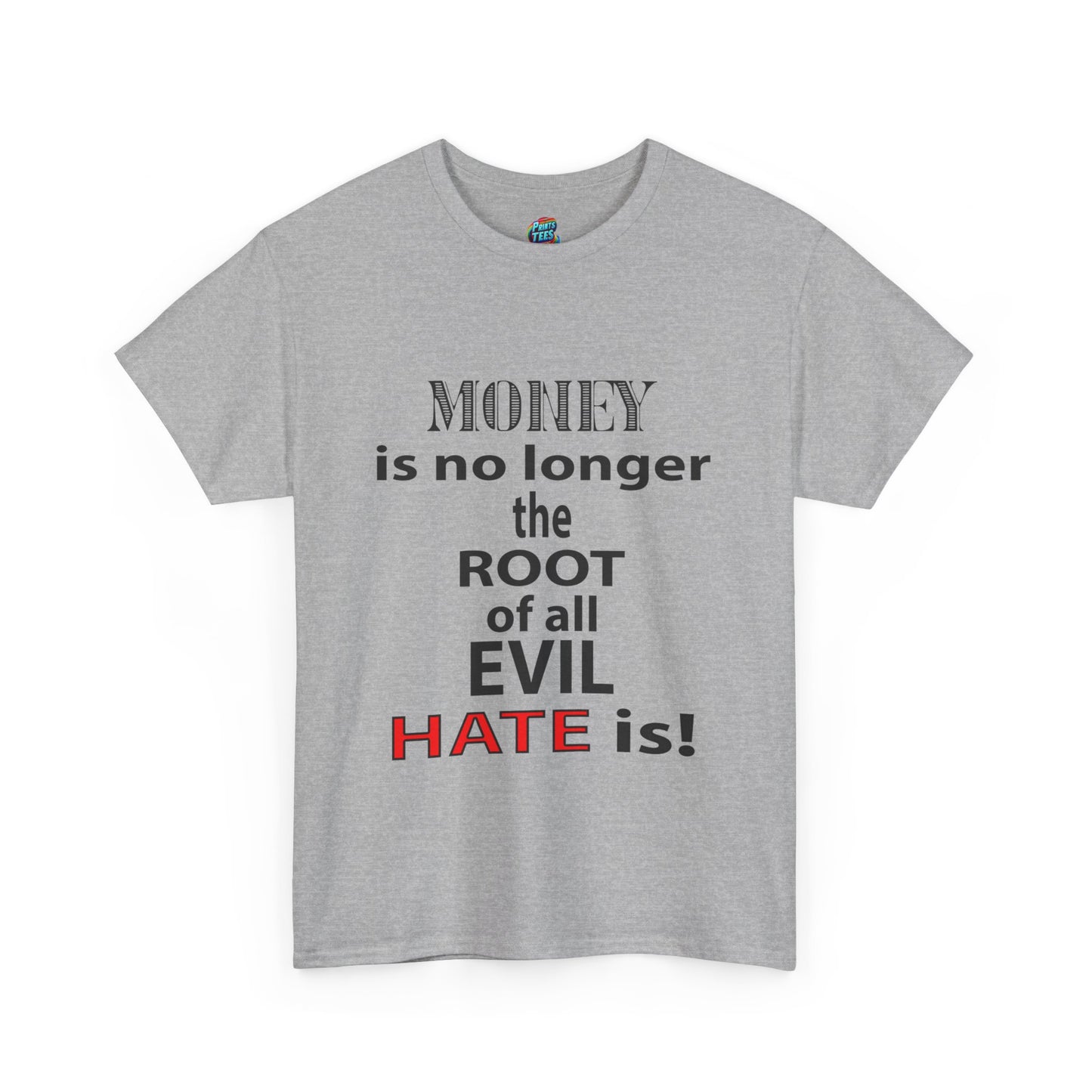 Root of Evil-Hate-Heavy Cotton Classic Tee