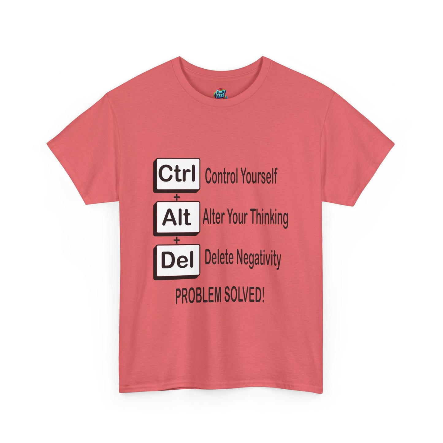 Ctrl-Alt-Del-Heavy Cotton Classic Tee