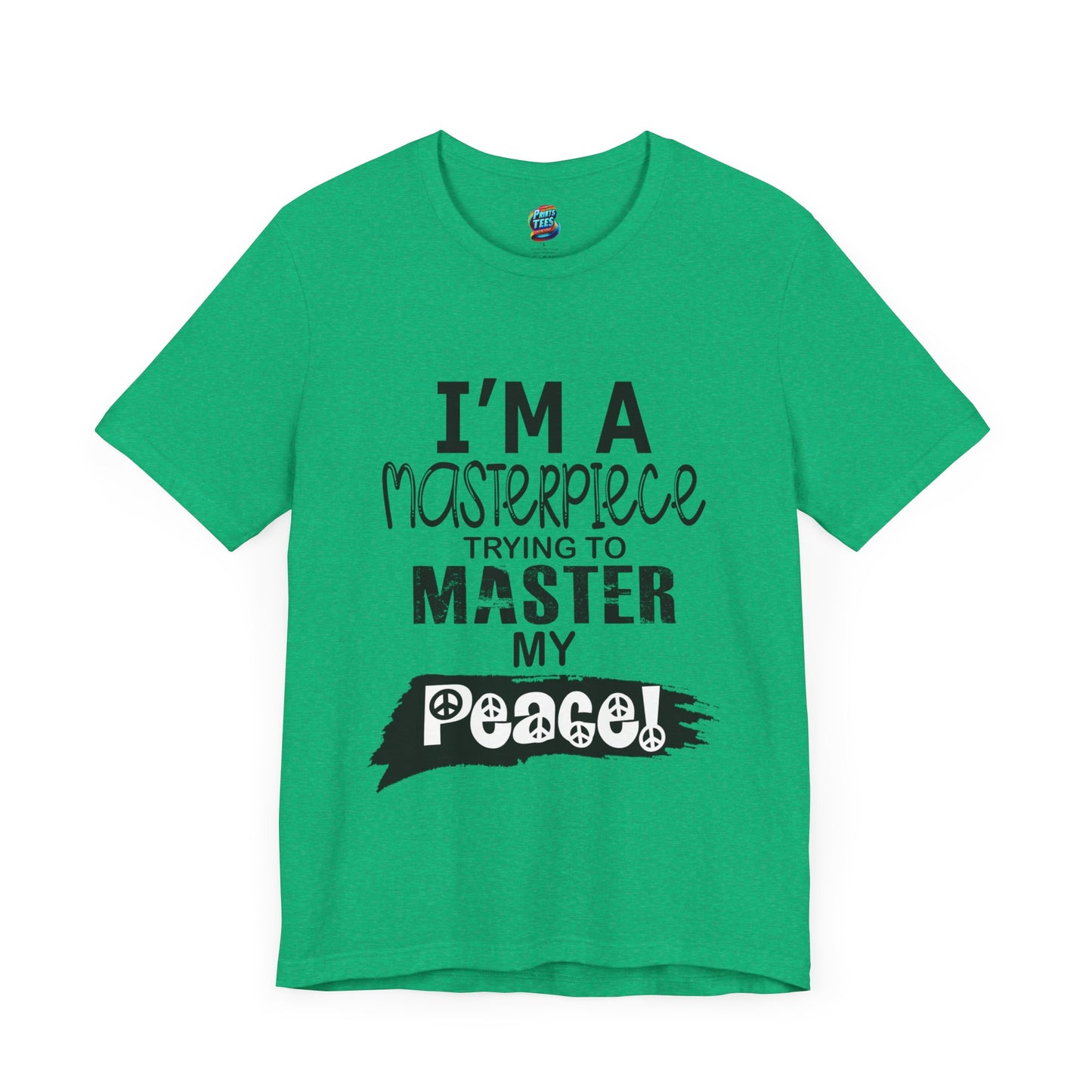 Master Peace-Black-Jersey Knit T-Shirt