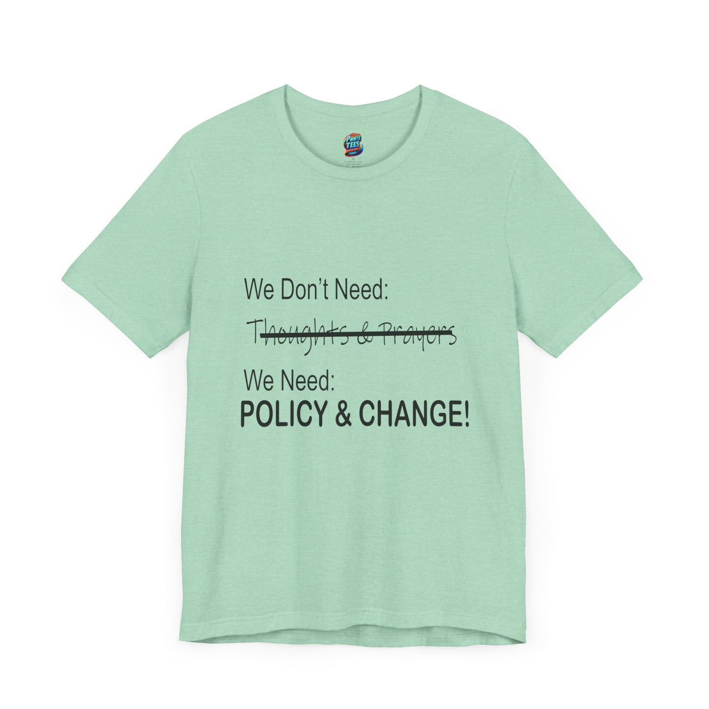 Change-Jersey Knit T-Shirt