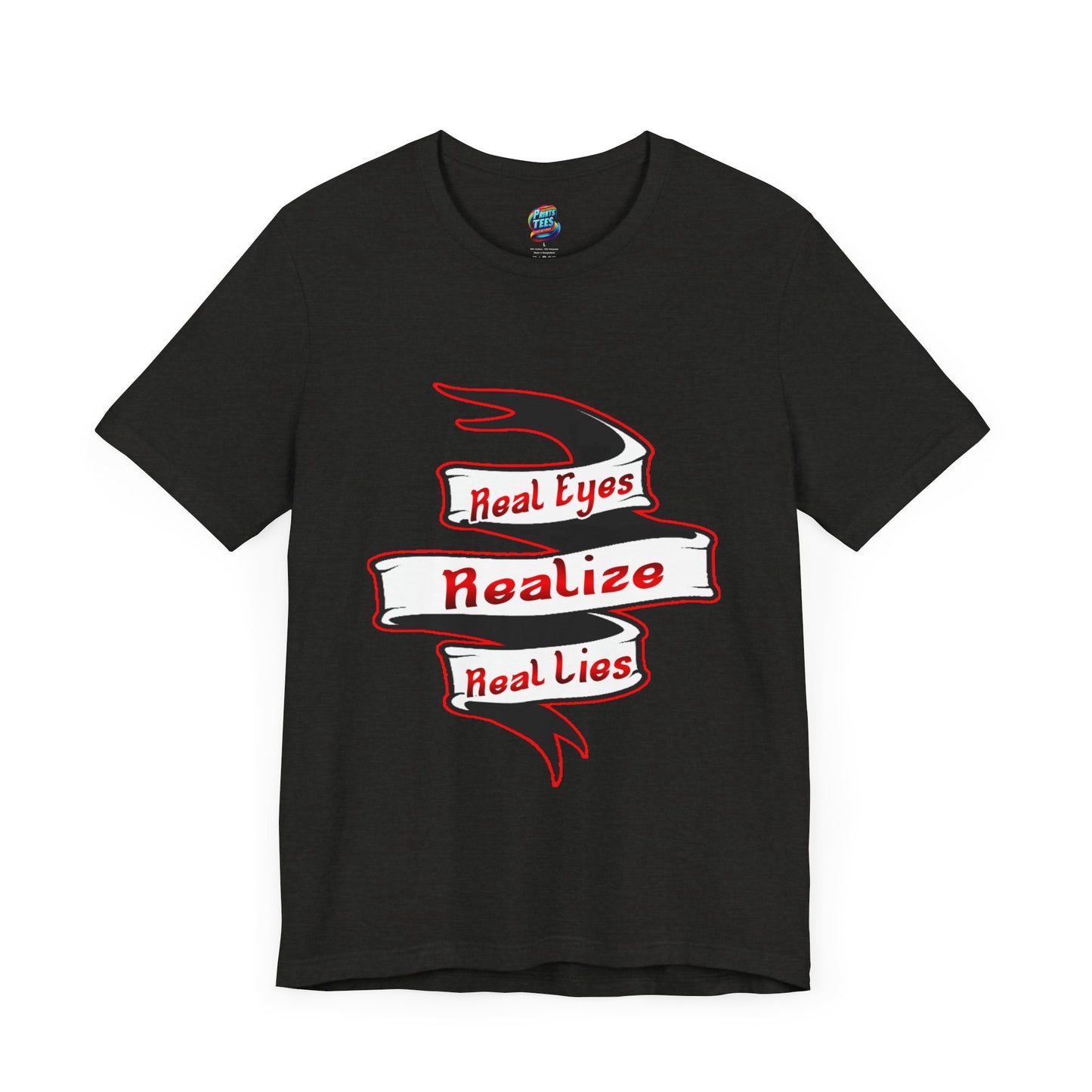 Real Eyes-Jersey Knit T-Shirt