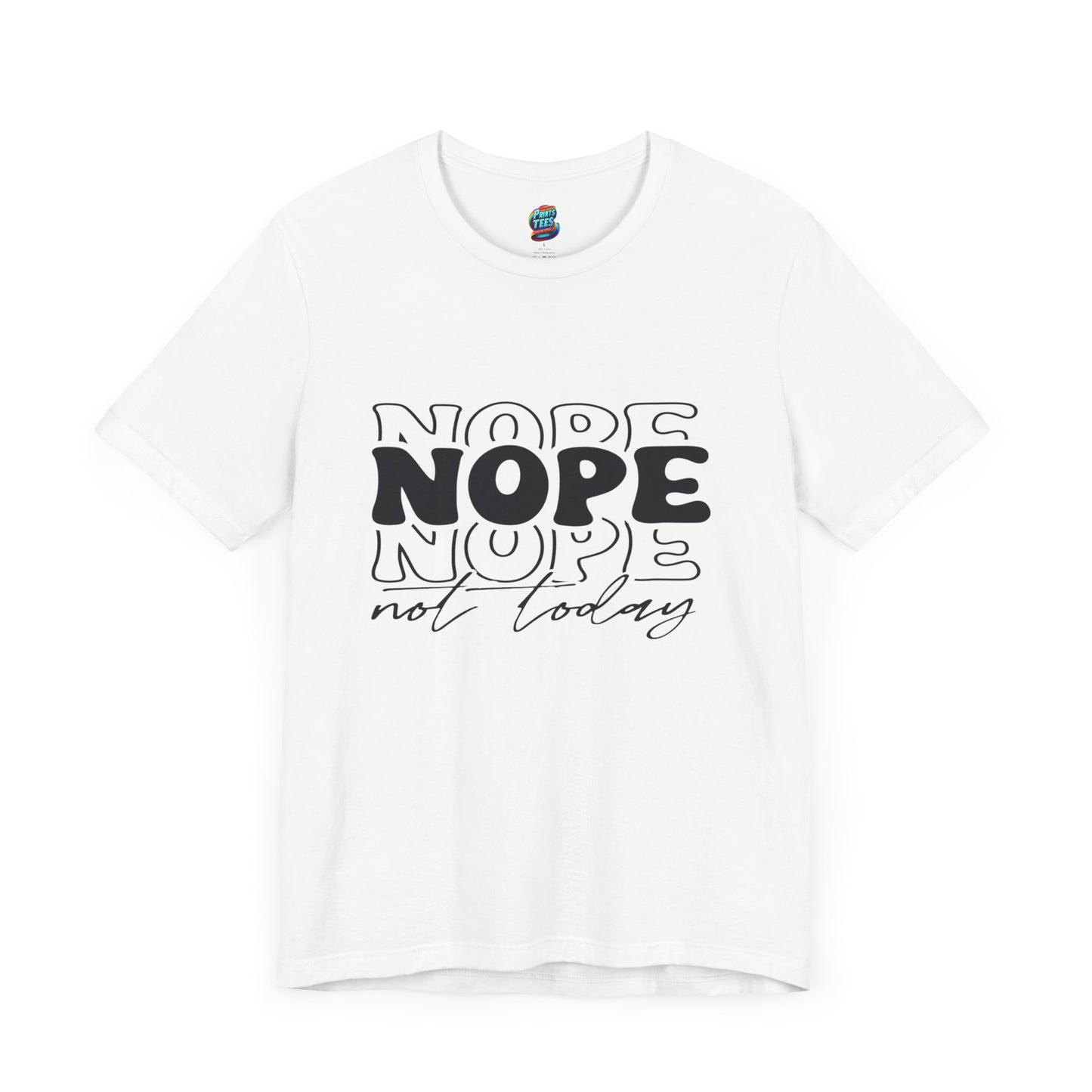 Nope-Jersey Knit T-Shirt