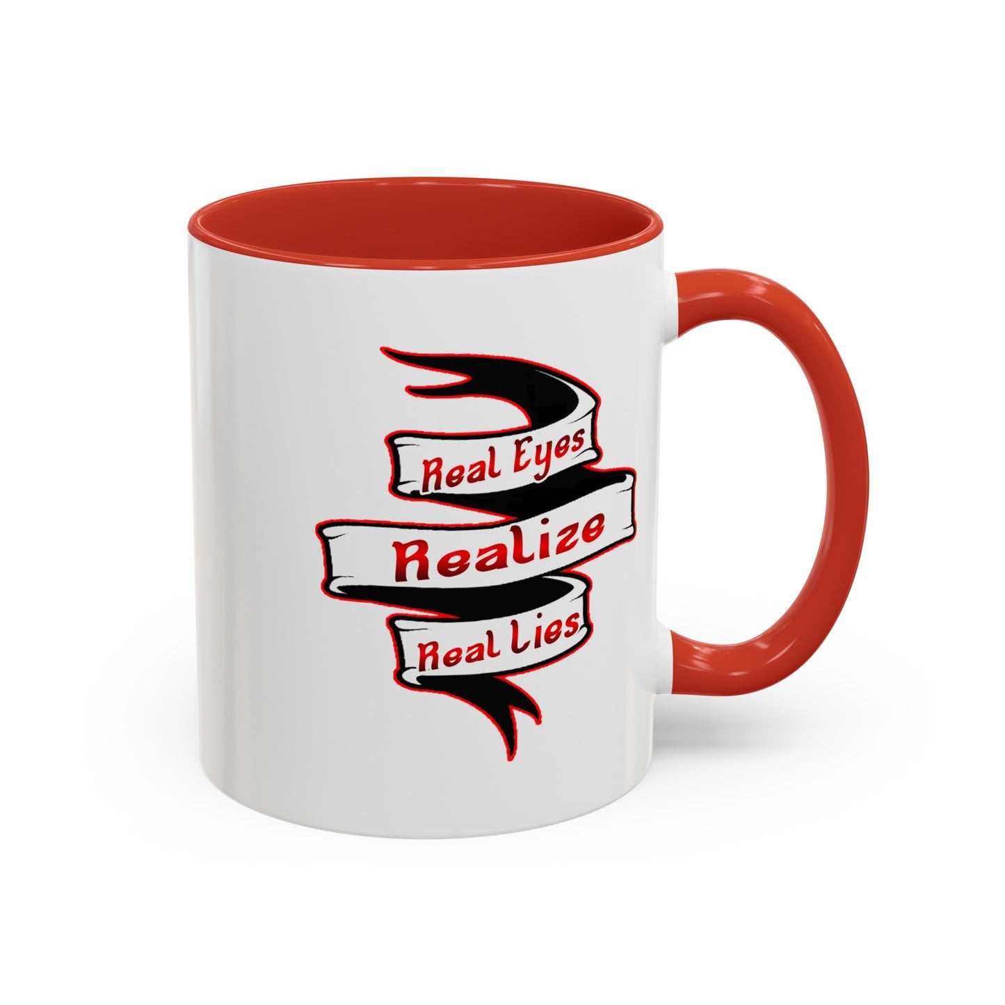 Real Eyes-Accent Coffee Mug (11, 15oz)