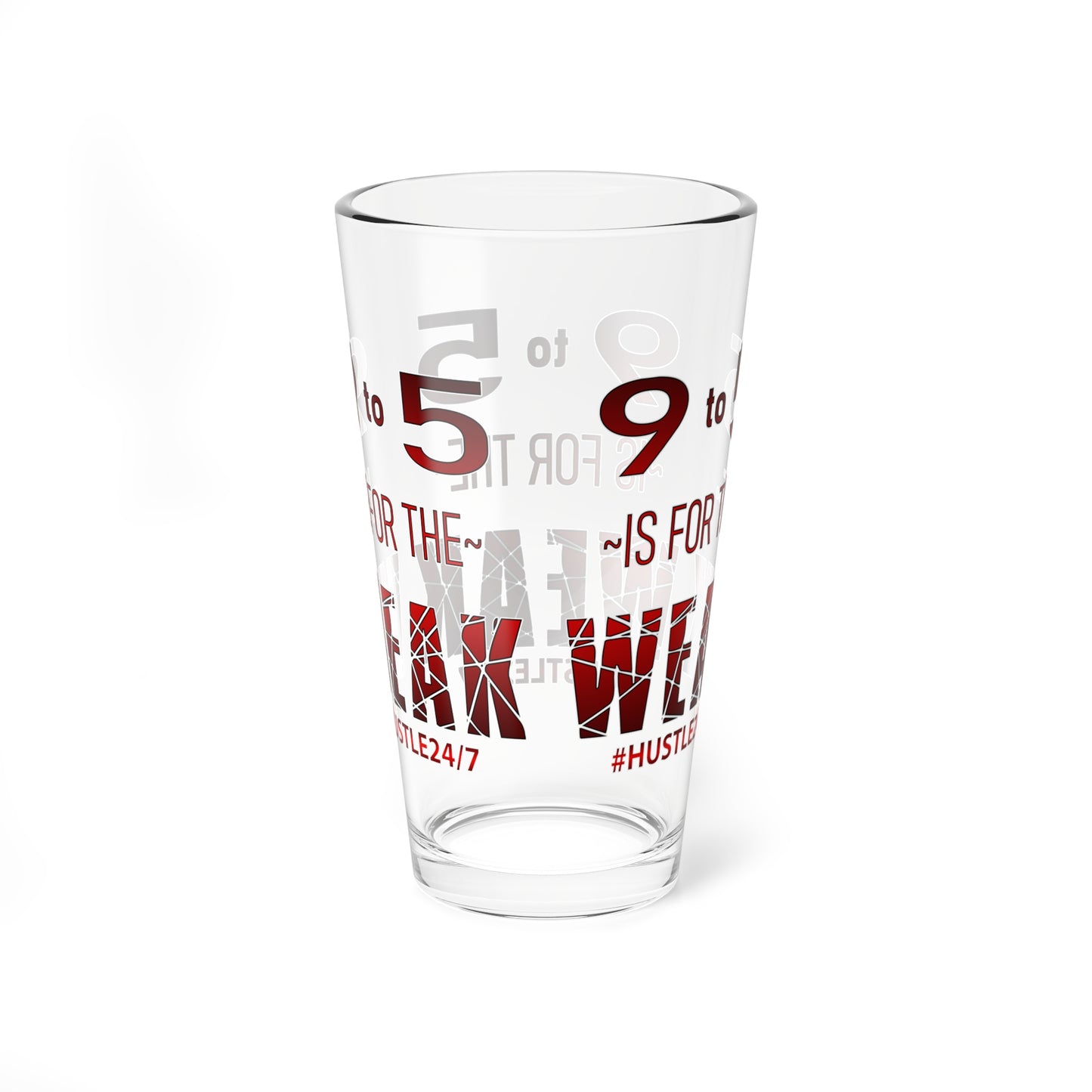 9 to 5-Mixing/Pint Glass, 16oz