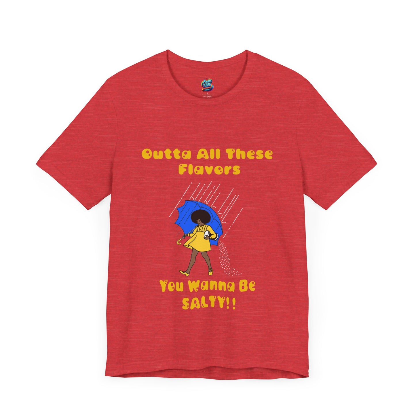 Salty-Black Girl-Jersey Knit T-Shirt