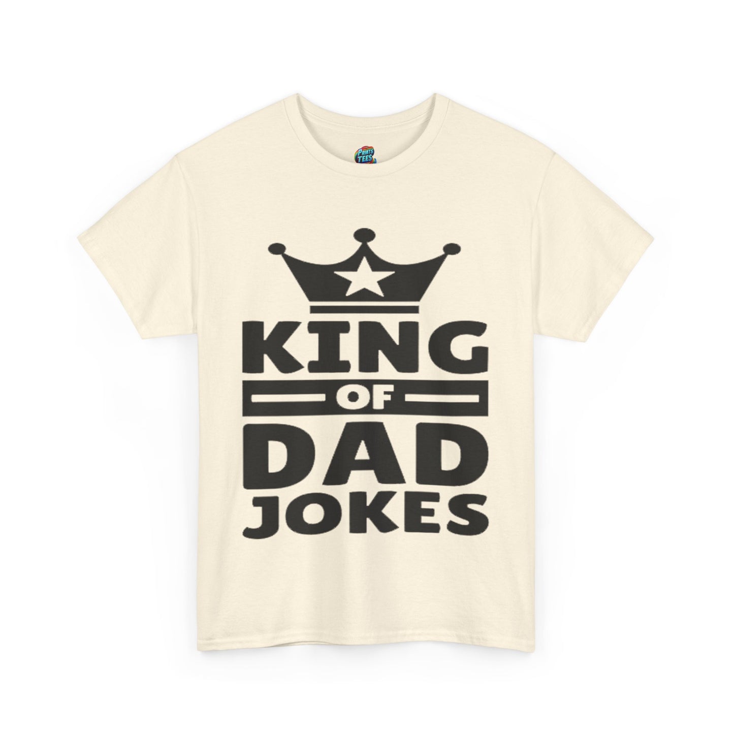 King of Dad Jokes-Heavy Cotton Classic Tee
