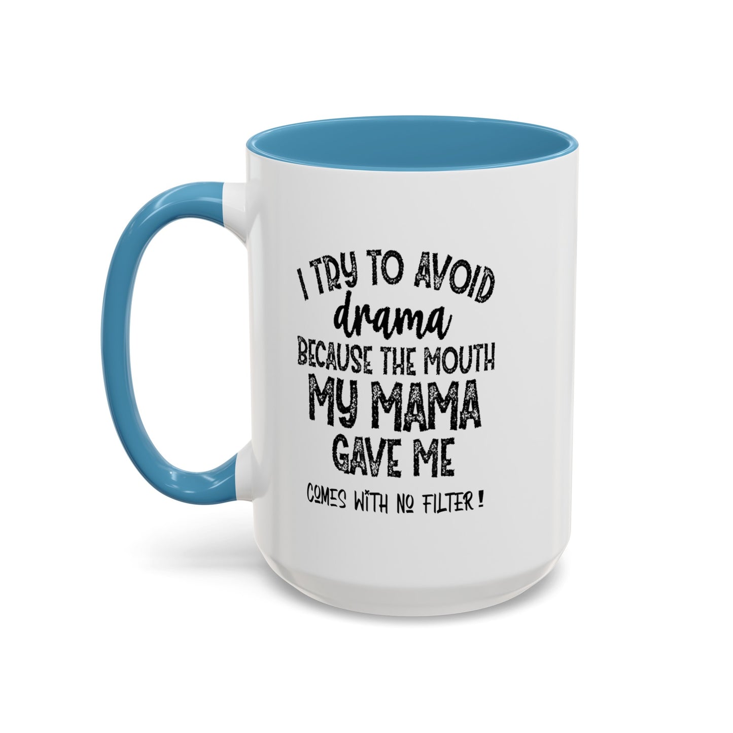 No Filter-Accent Coffee Mug (11, 15oz)