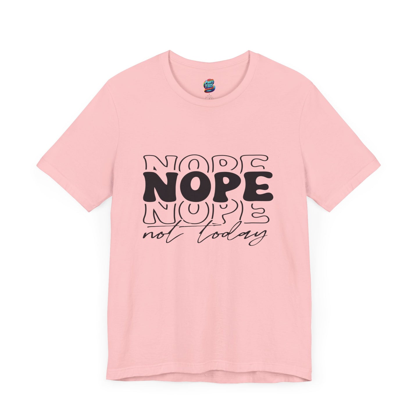 Nope-Jersey Knit T-Shirt