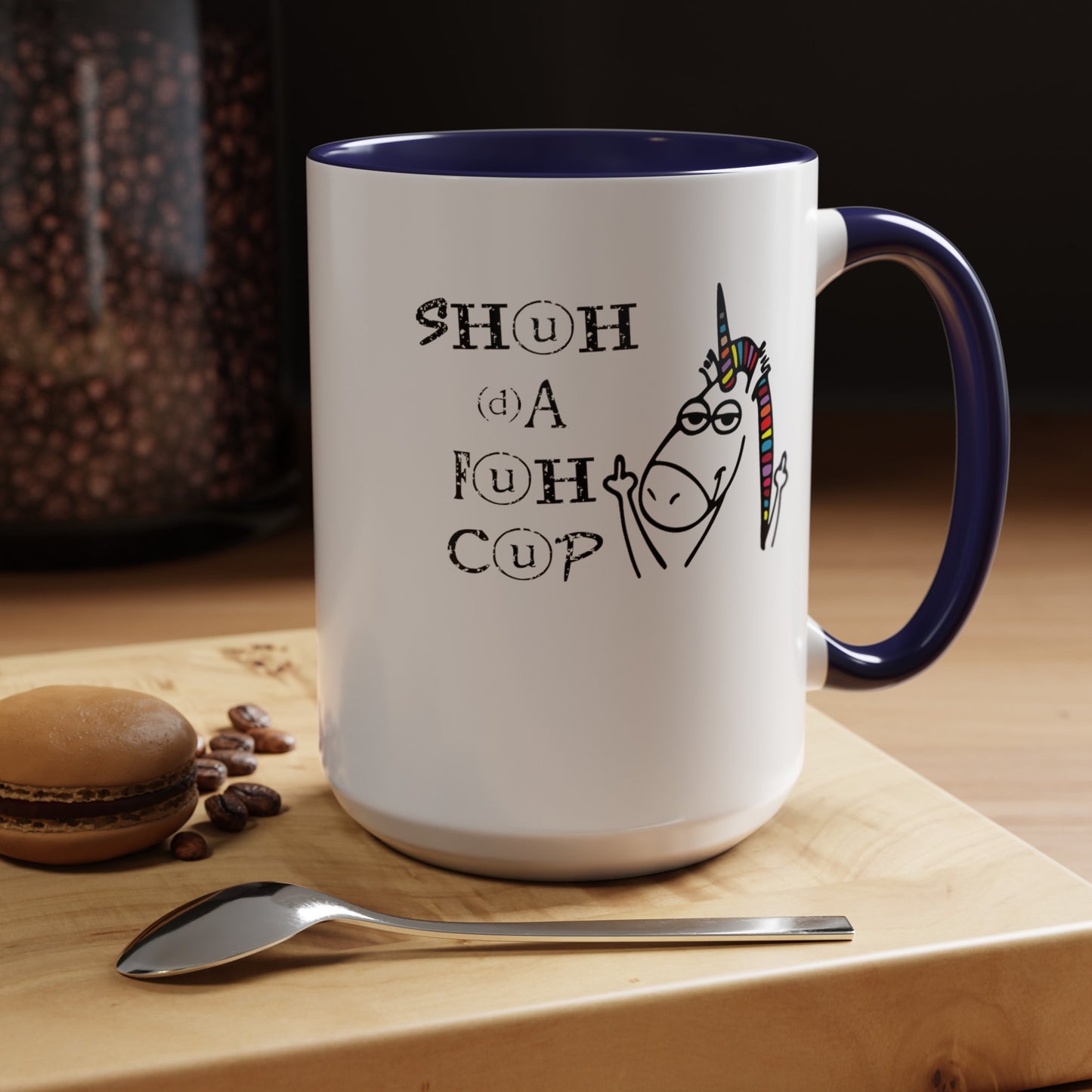Shuhdafuhcup-Accent Coffee Mug (11, 15oz)