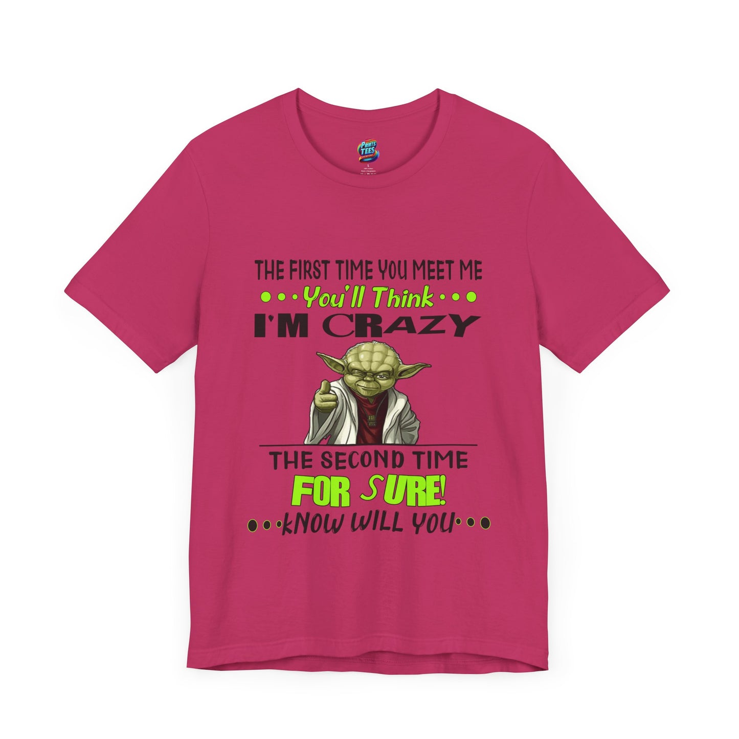 Crazy Yoda-Jersey Knit T-Shirt