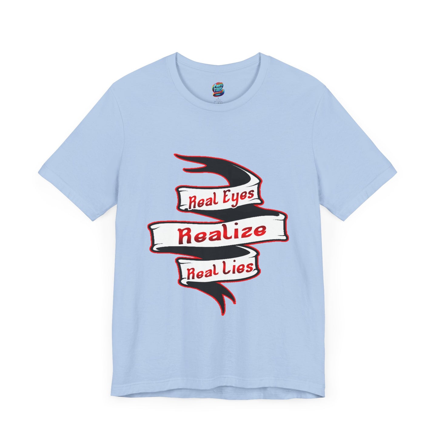 Real Eyes-Jersey Knit T-Shirt