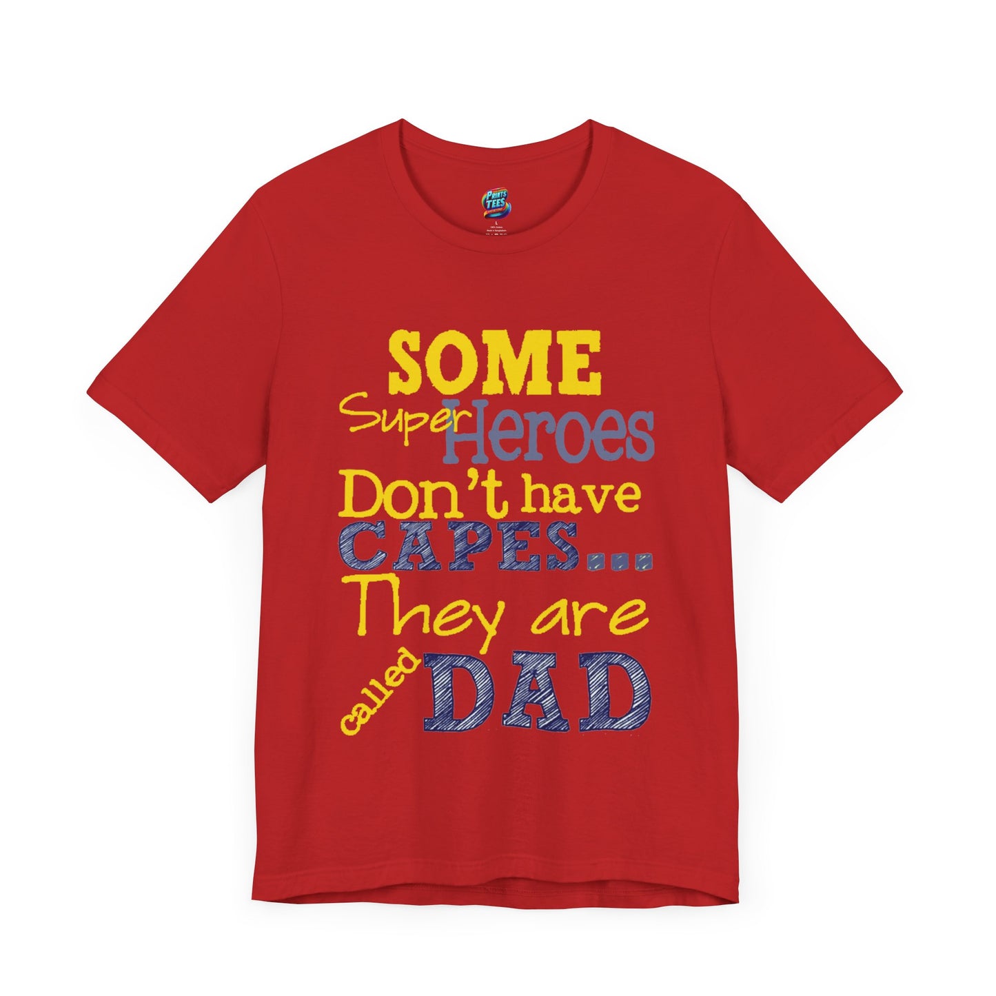 Dad-Super Hereo-Jersey Knit T-Shirt