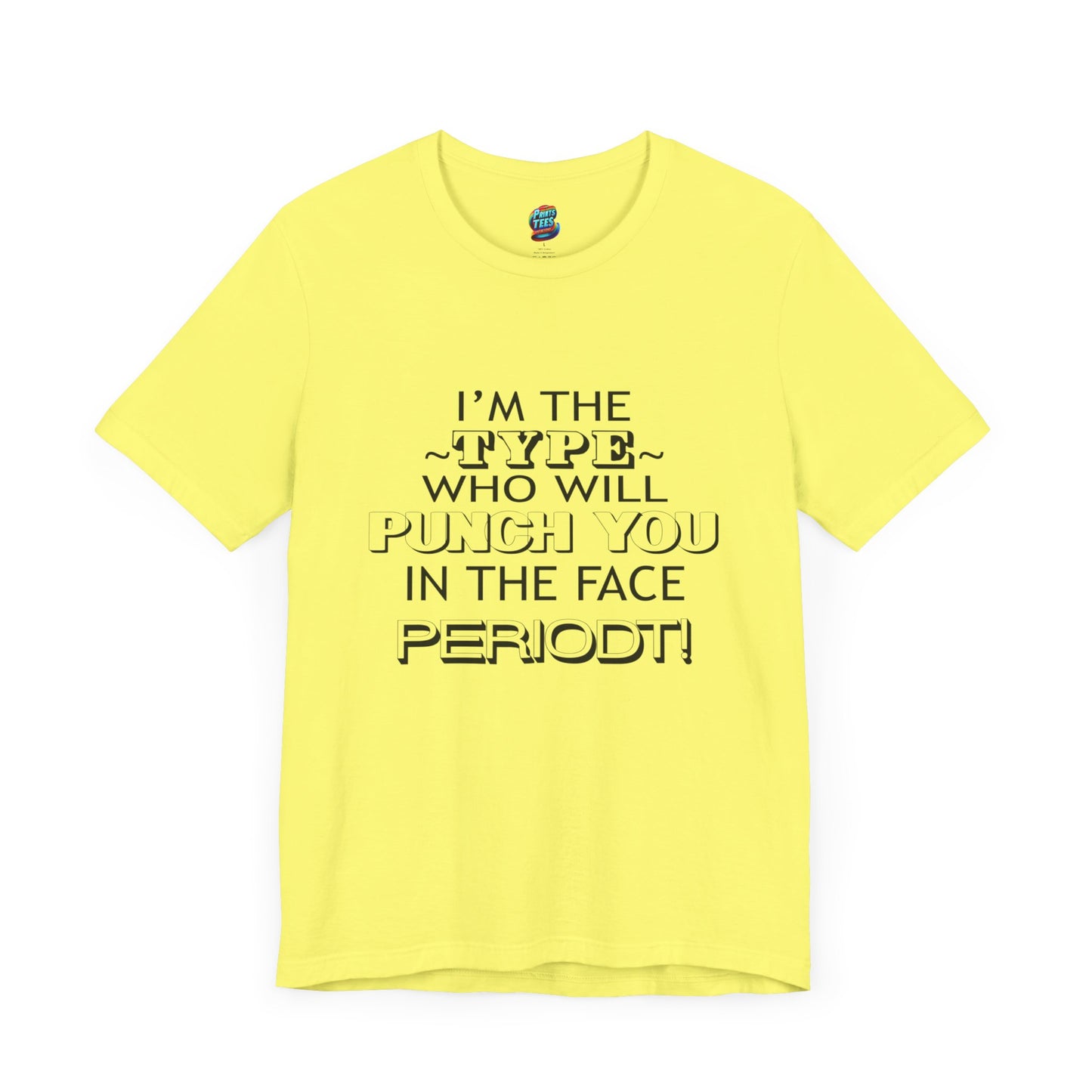 Punch You-Jersey Knit T-Shirt