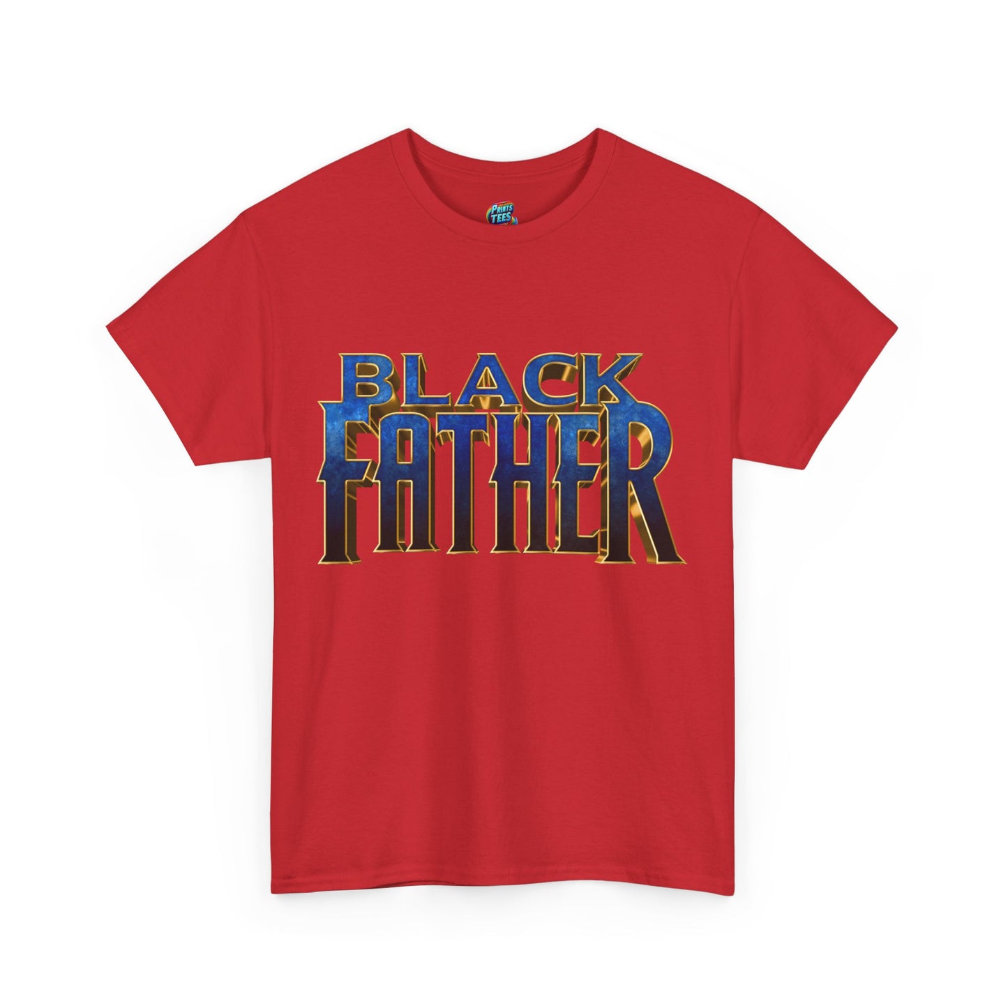 Black Father Panther Style-Heavy Cotton Classic Tee