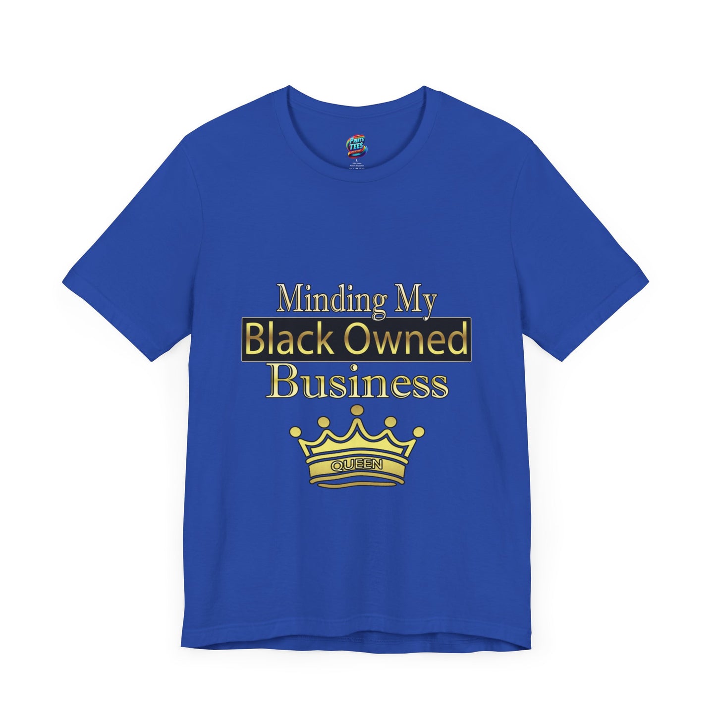 Minding my black owned business-Queen-Jersey Knit T-Shirt