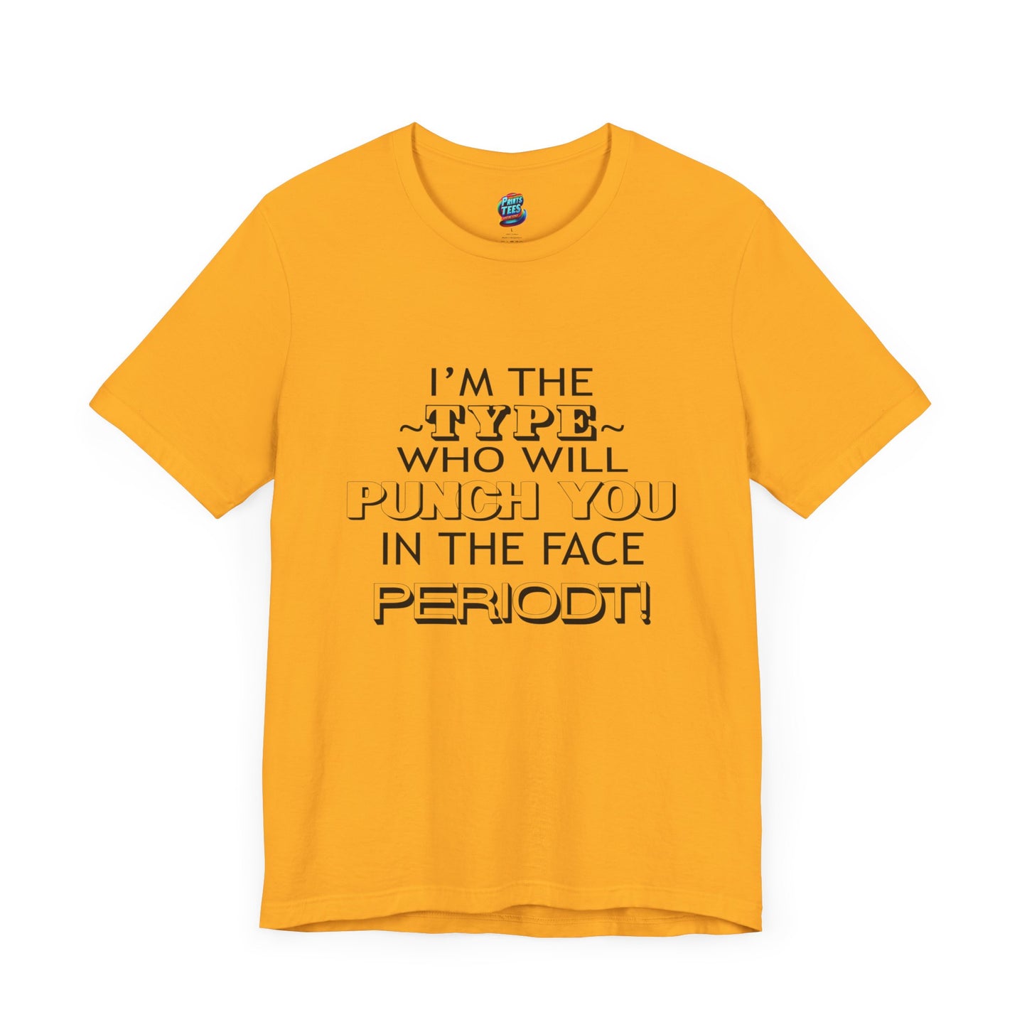 Punch You-Jersey Knit T-Shirt